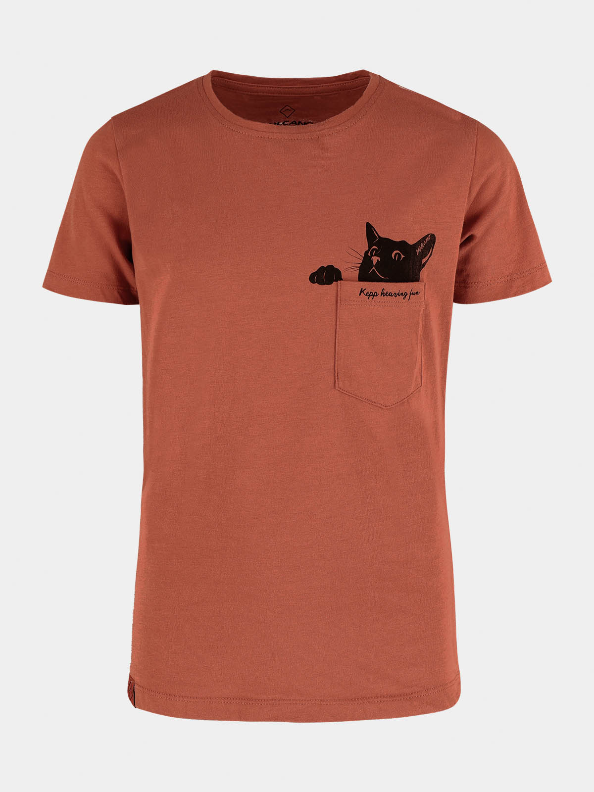 Deti Tričká - Volcano Kids's Regular Silhouette T-Shirt T-Cat Junior G02370-W22