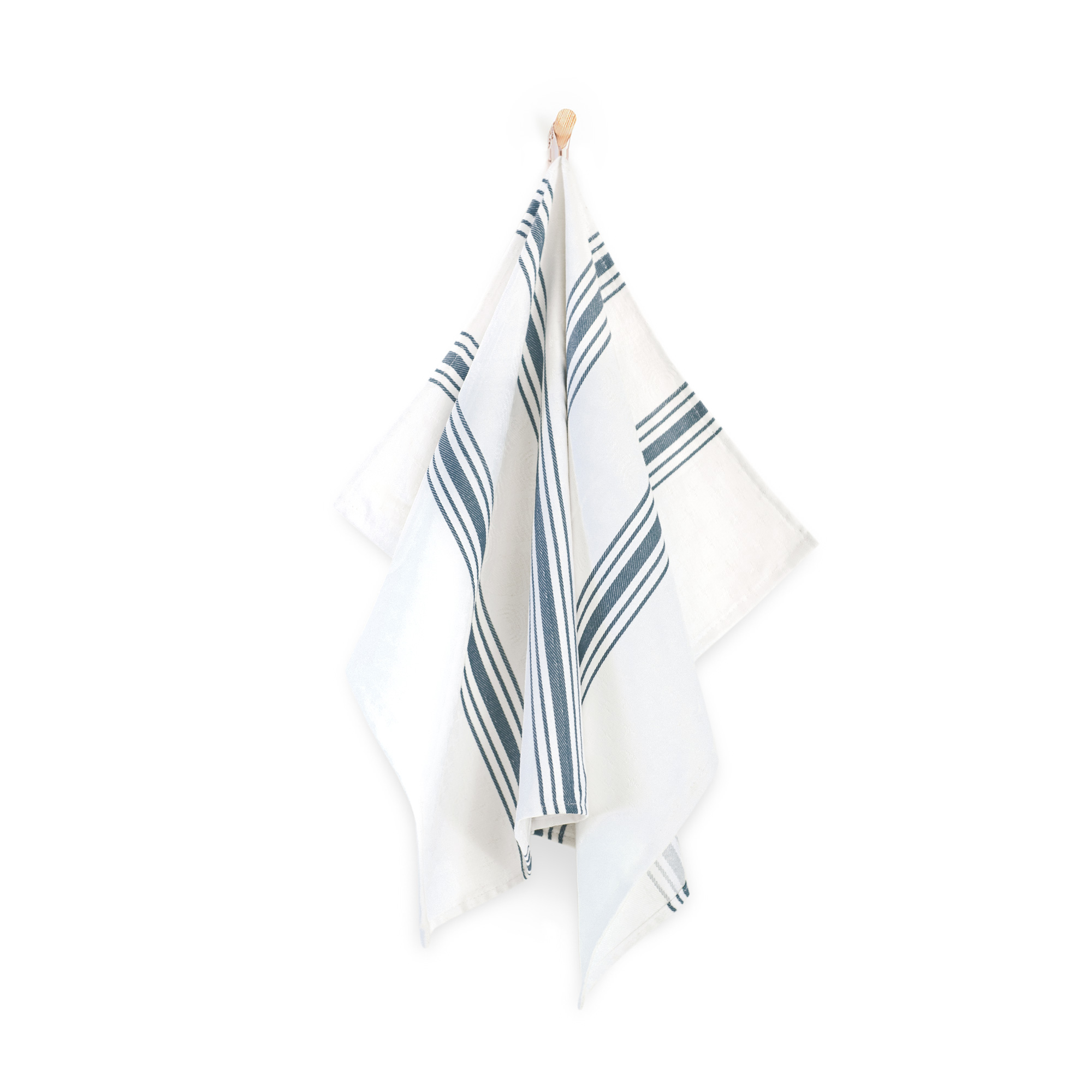 Zwoltex Unisex's Dish Towel Ryby Paski Navy Blue