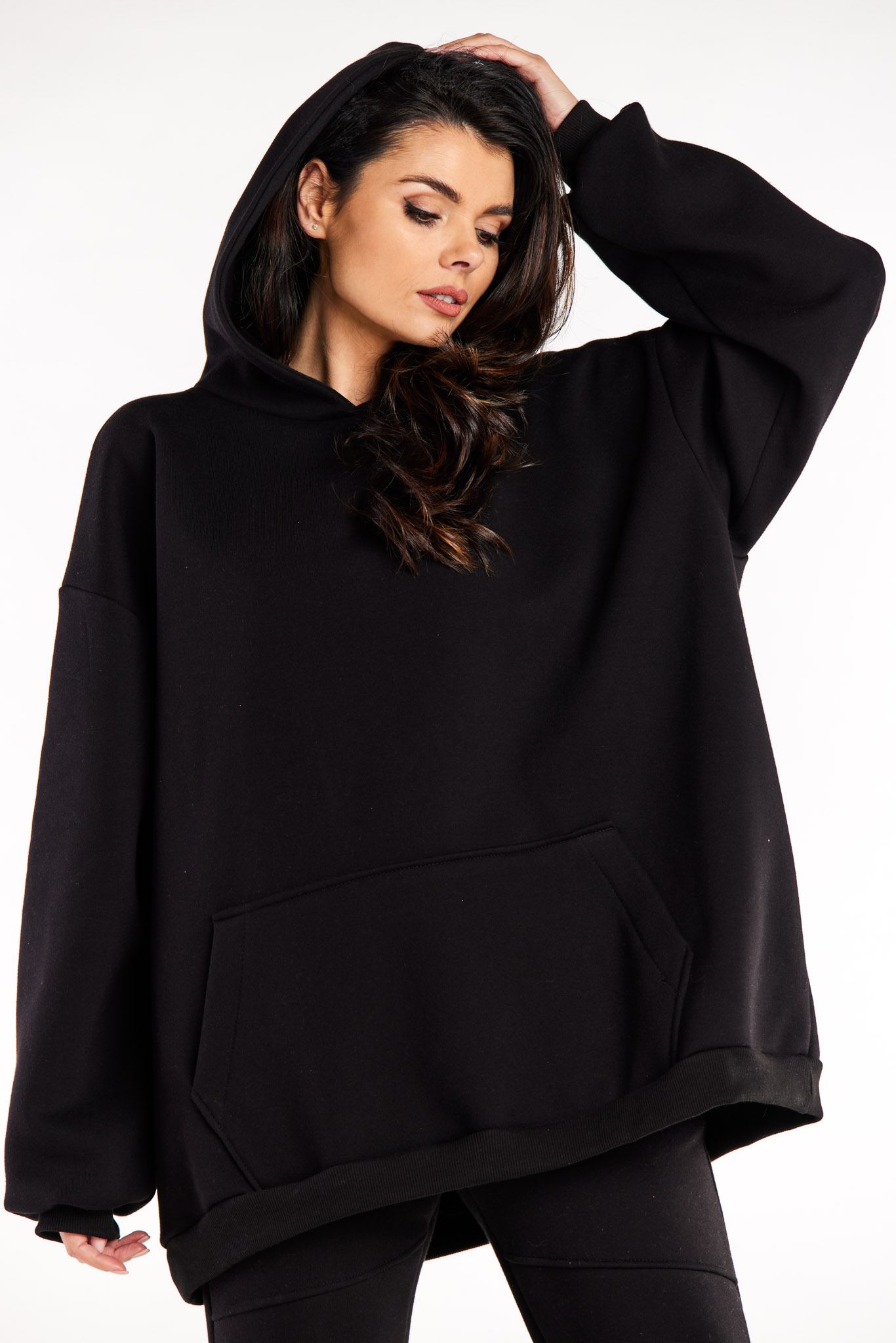 Infinite You Woman's Hoodie M323 Black