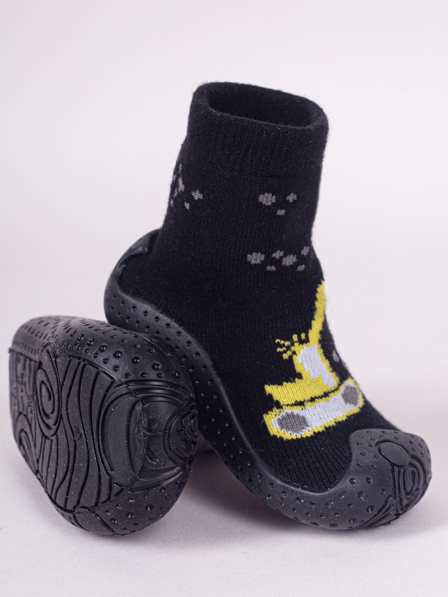 Yoclub Kids's Baby Boys' Anti-Skid Socks With Rubber Sole