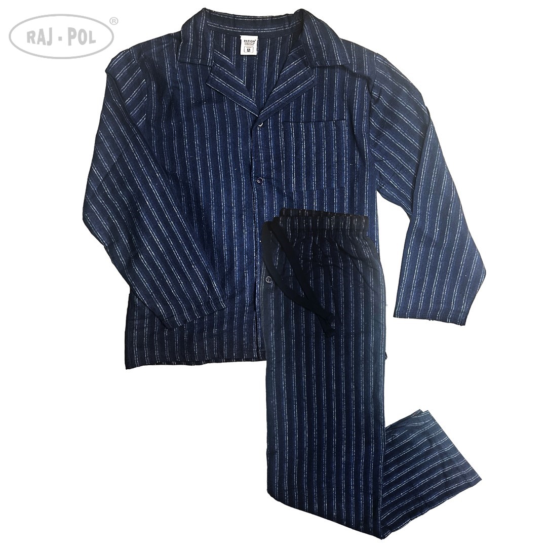 Levně Raj-Pol Man's Pyjamas Flannel Navy Blue