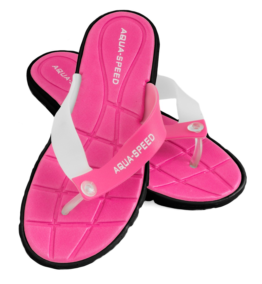 AQUA SPEED Bazénové pantofle Bali Pink/Black 37