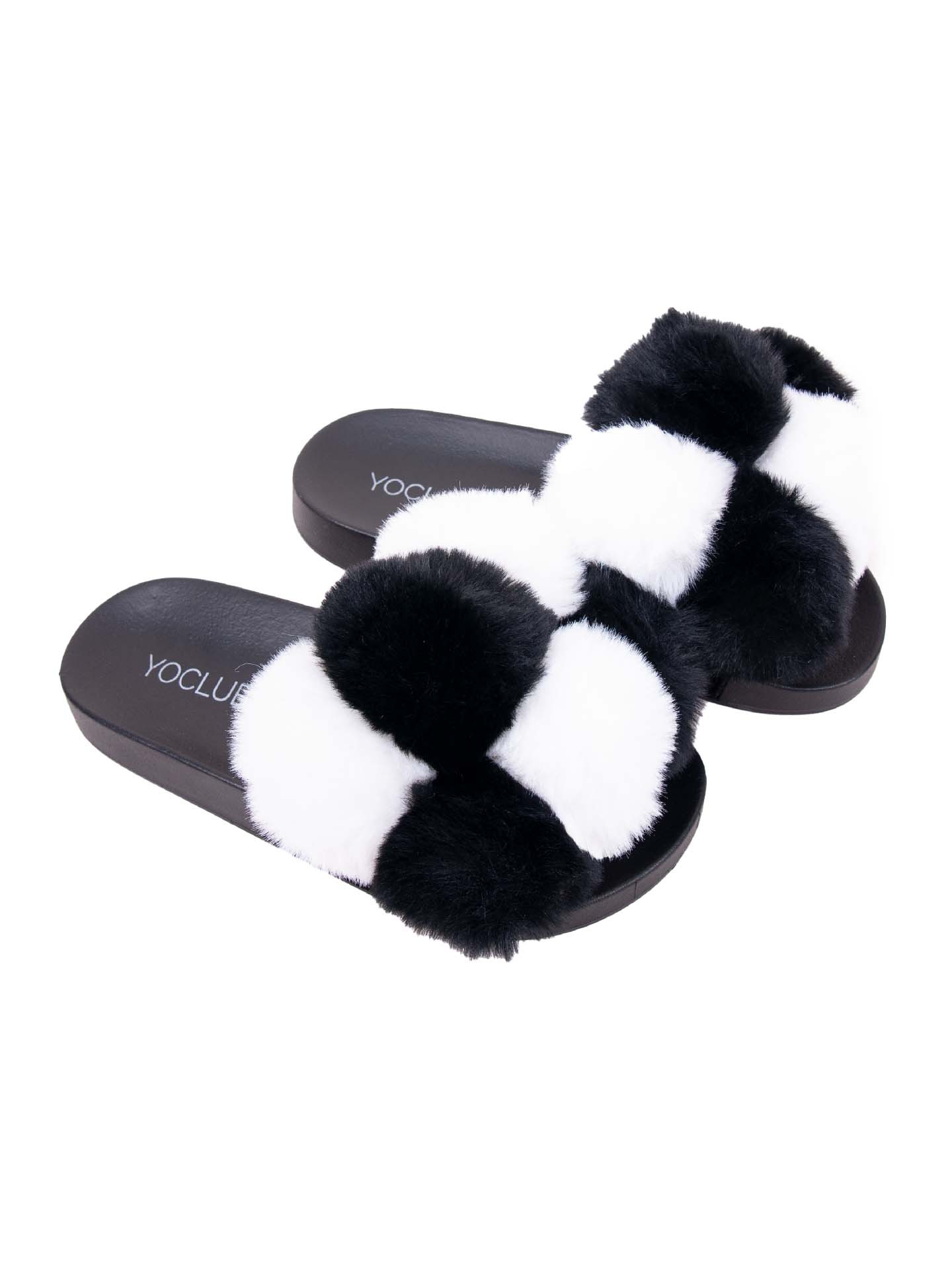 Yoclub Dámské sandály Slide OFL-0061K-3400 Black 36