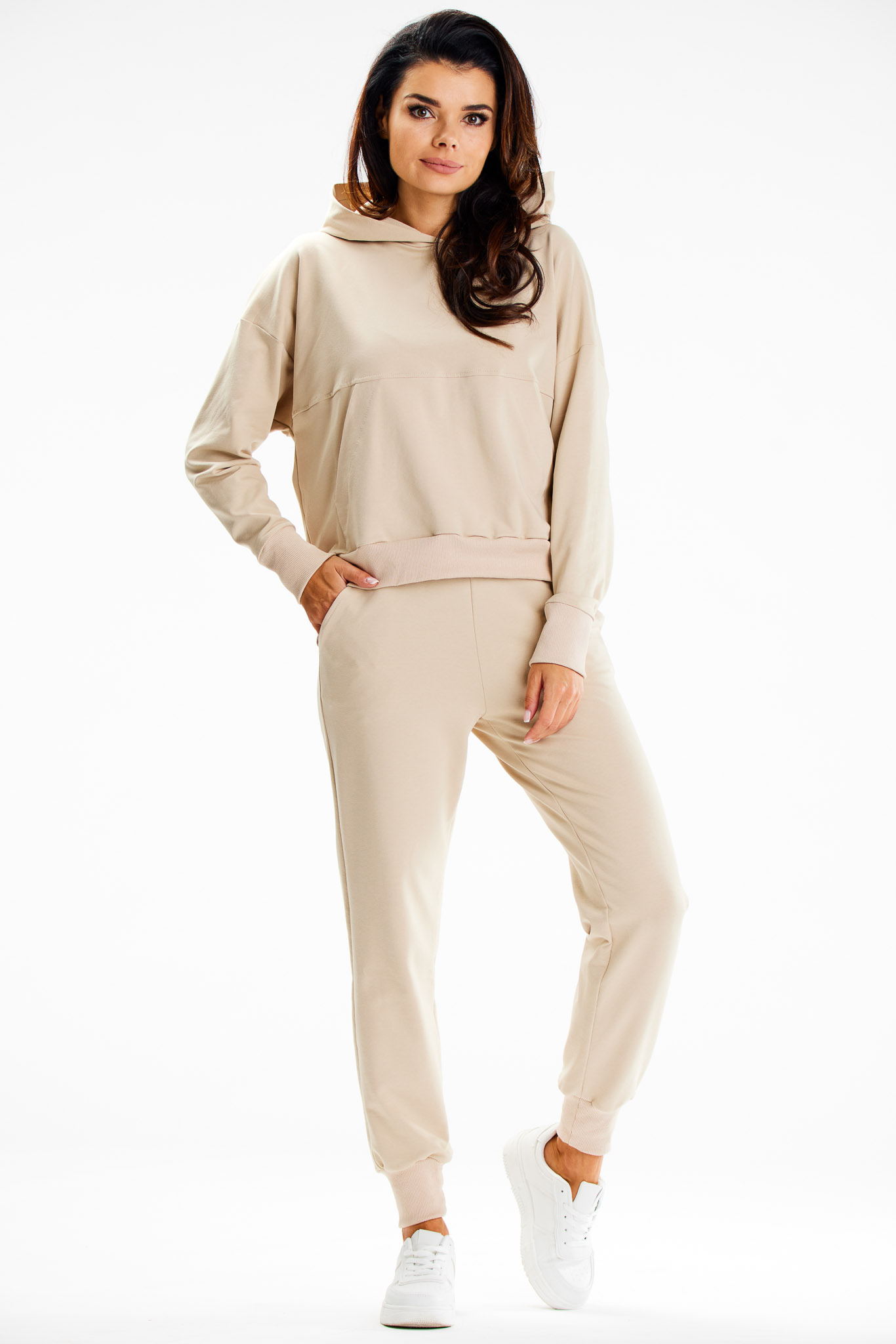 Infinite You Woman's Pants M319 Beige