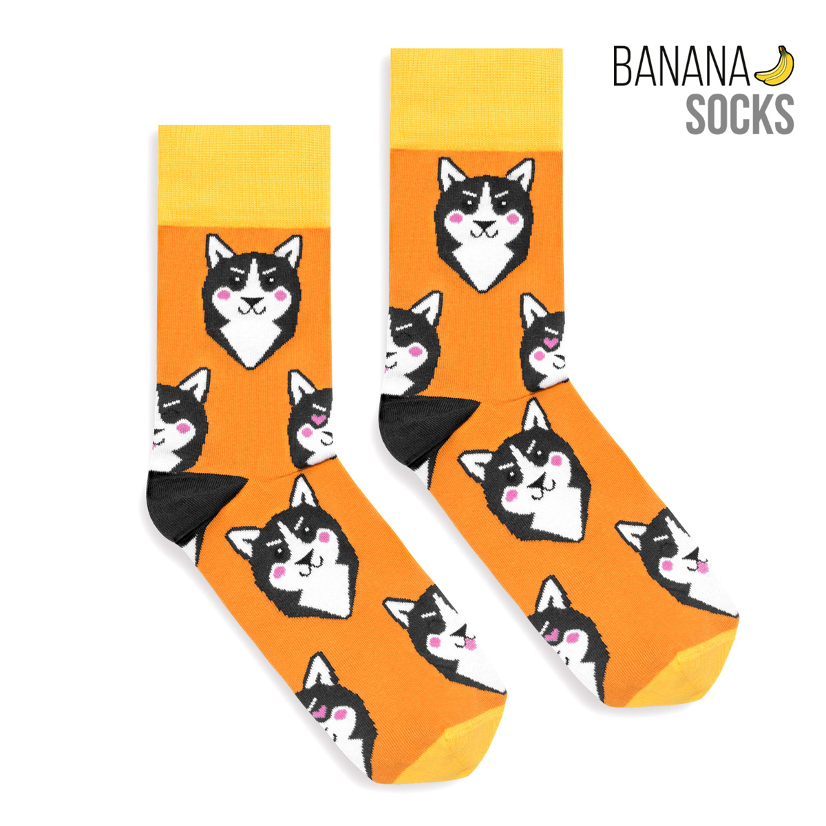 Levně Banana Socks Unisex's Socks Classic Husky