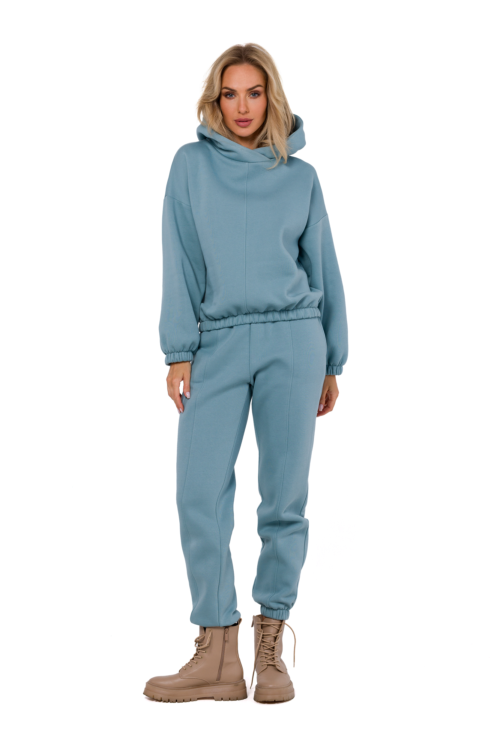 M759 Mikina s kapucí - agave EU 2XL/3XL