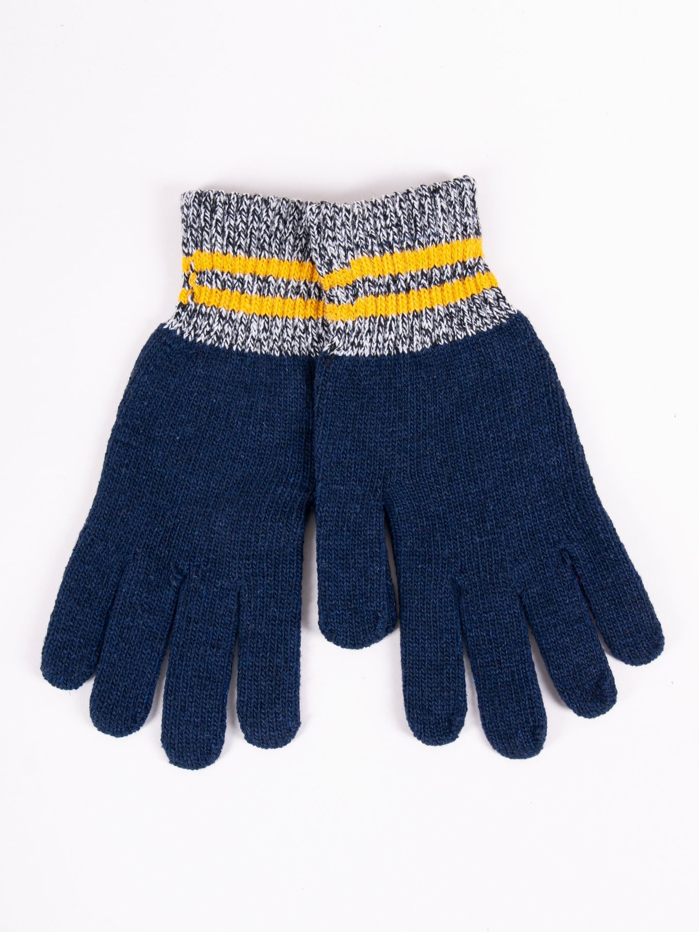 Levně Yoclub Man's Gloves RED-0074F-AA50-006 Navy Blue