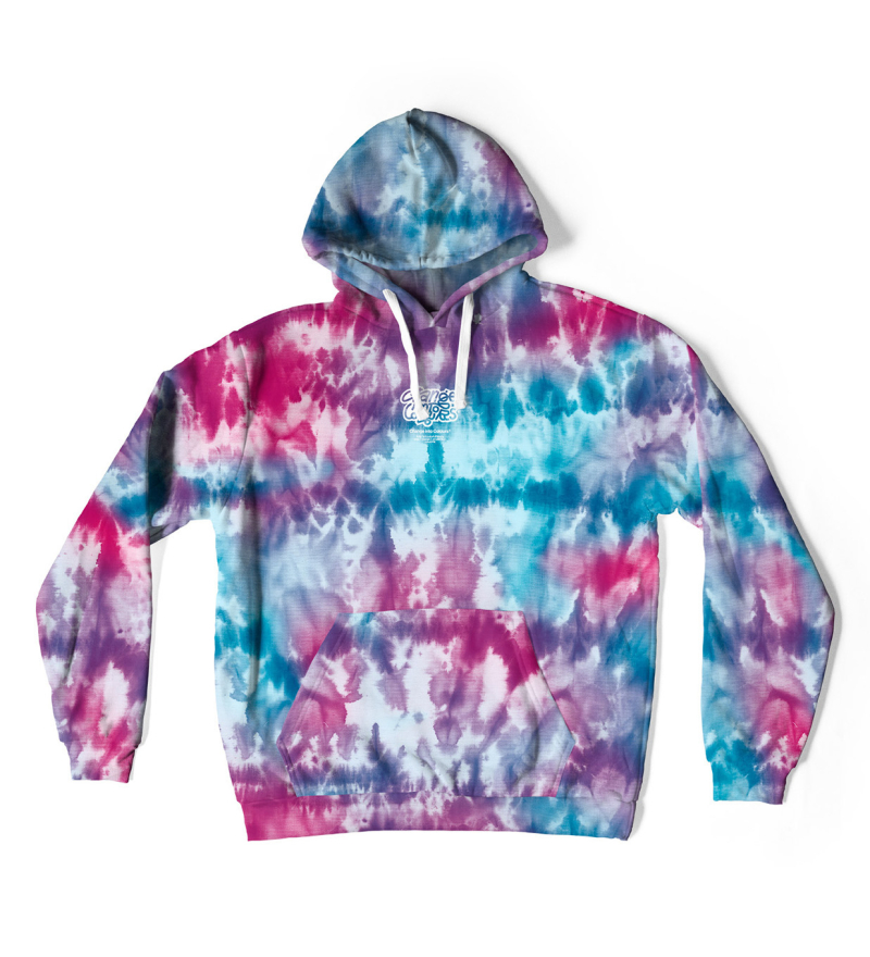 Mr. GUGU & Miss GO Man's Tie Dye Hoodie OVS-M 2401