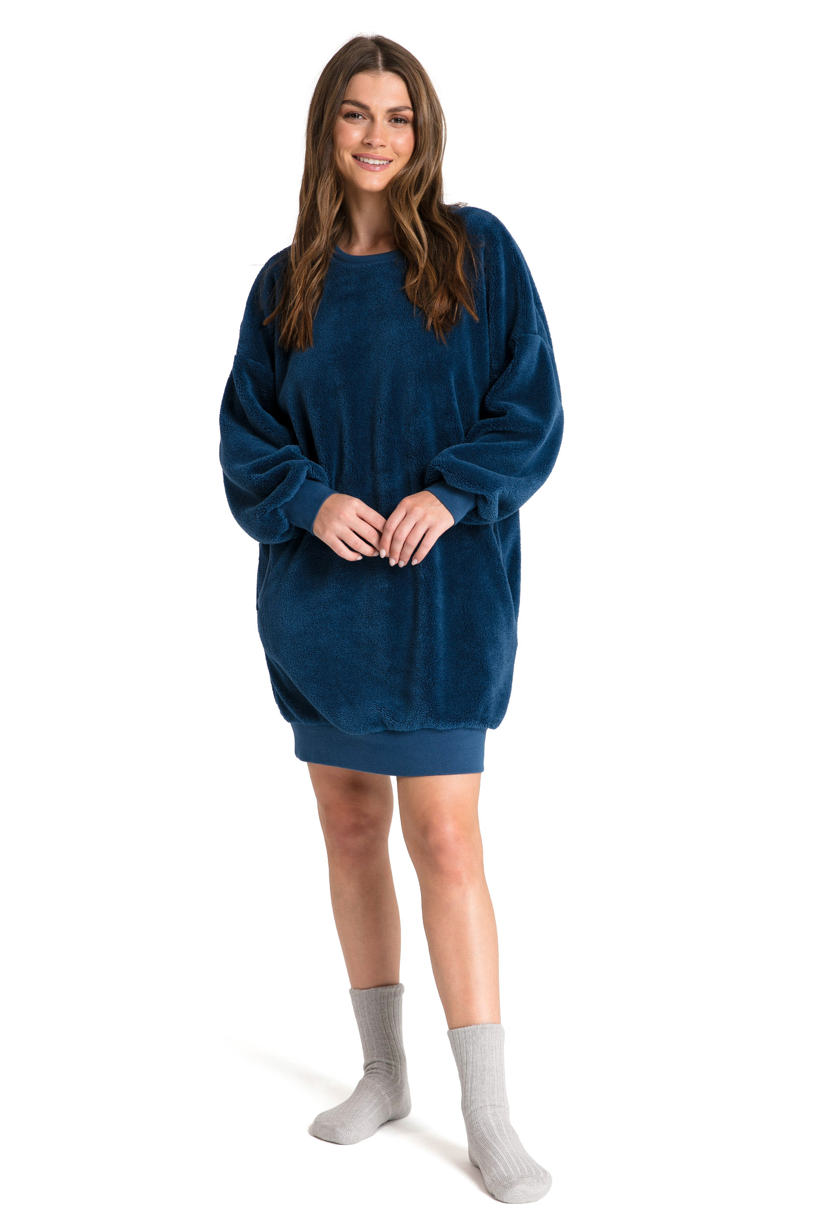 LaLupa Woman&#039;s Tunic LA082 Navy Blue