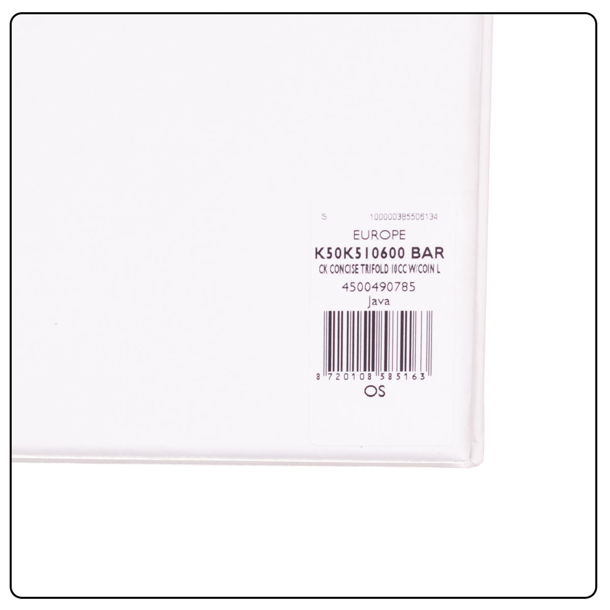 CALVIN KLEIN MEN'S WALLET BROWN