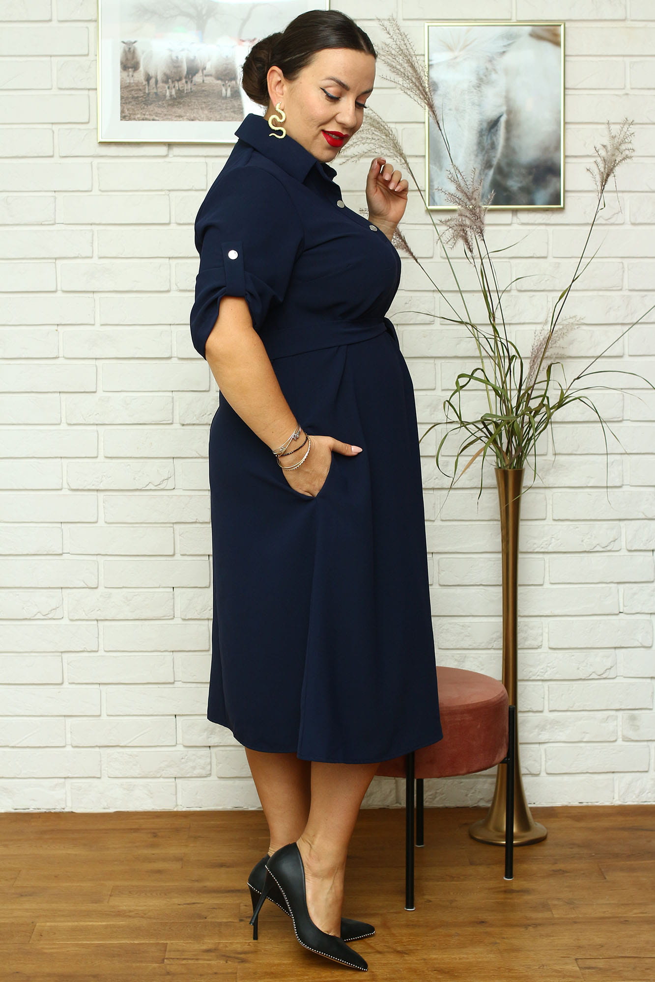 Rochie dama Karko Plus Size