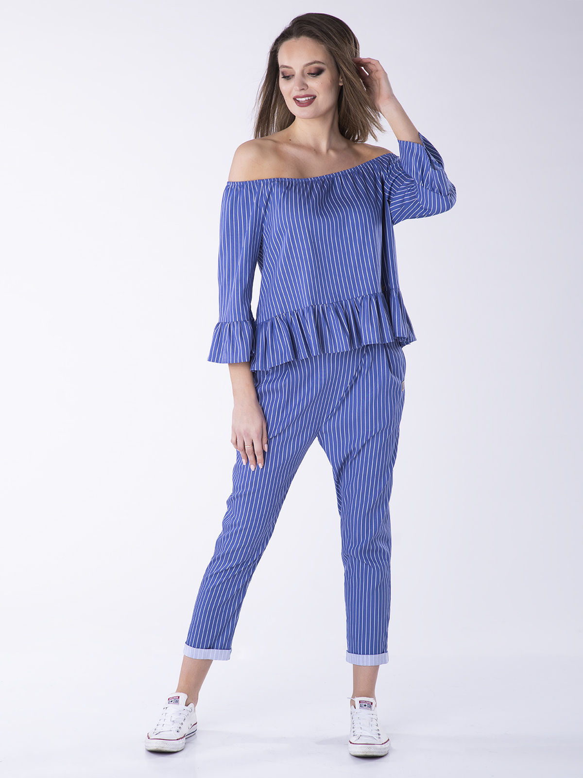 Levně Look Made With Love Woman's Trousers 415P Stripe