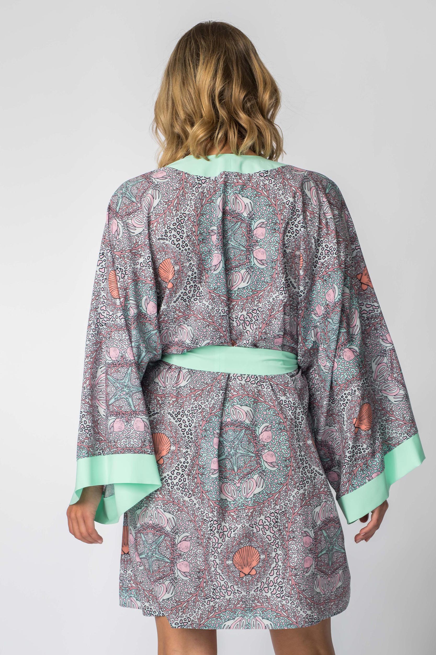 LaLupa Woman&#039;s Cover Up Kimono LA107