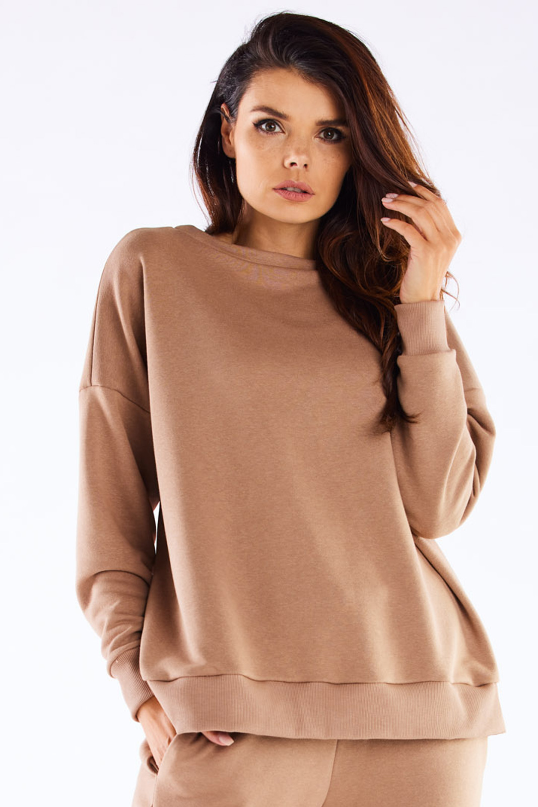 Infinite You Woman's Hoodie M276 Beige