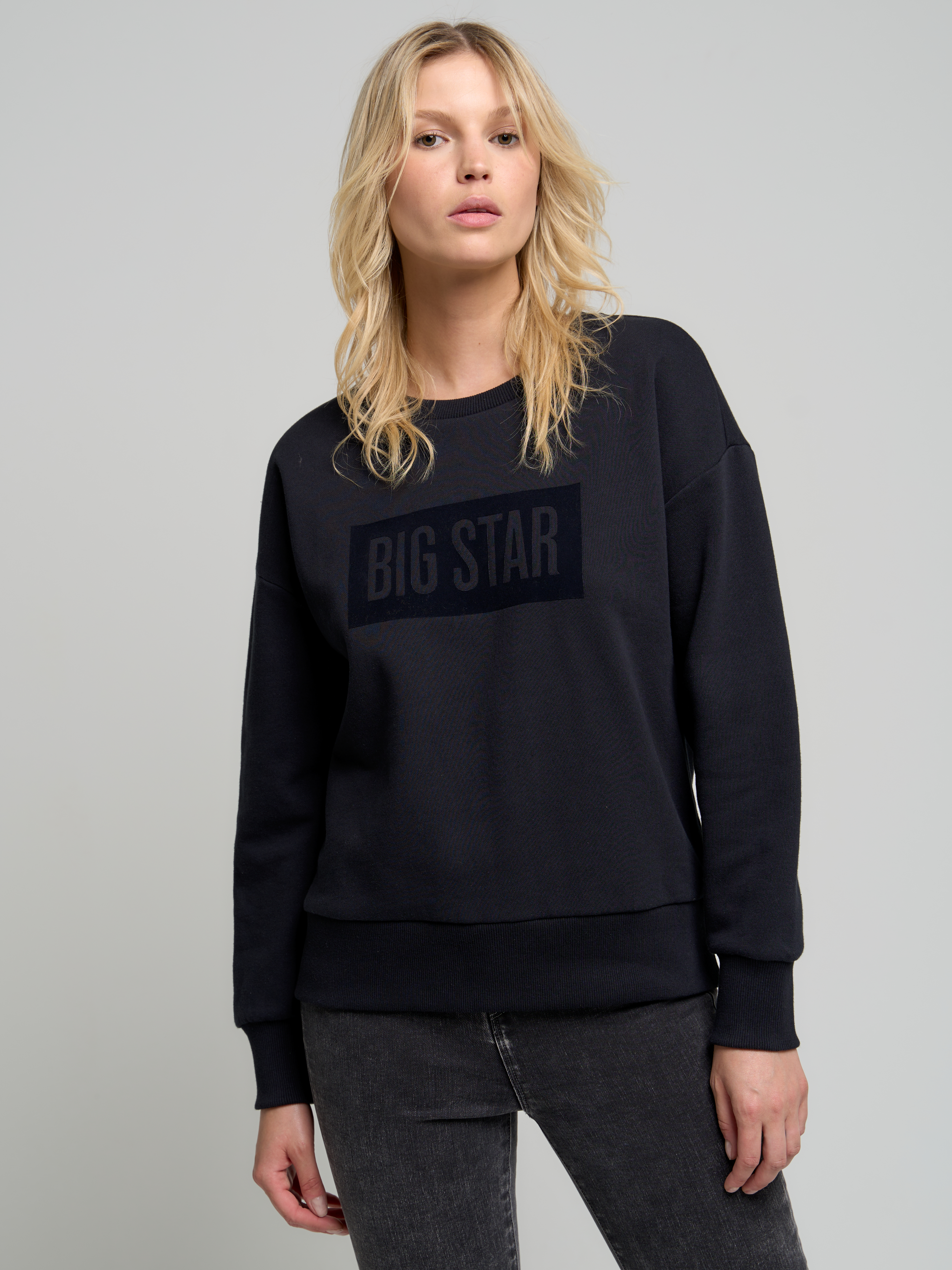 Big Star Woman's Sweatshirt 171490 Black