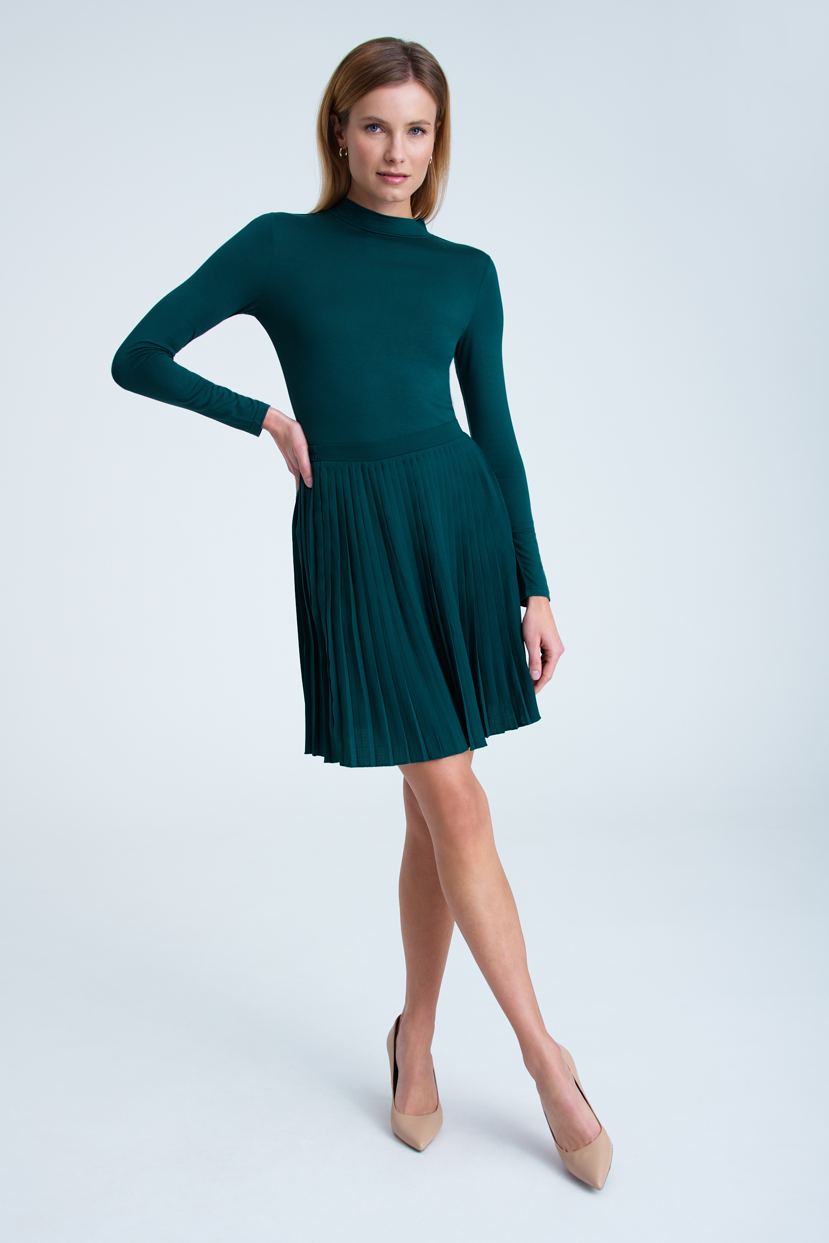 Fusta dama Greenpoint Greenpoint_Skirt_SPC3060035_Teal_Green