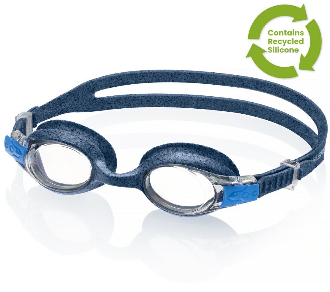 AQUA SPEED Unisex's Swimming Goggles Amari Reco Navy Blue