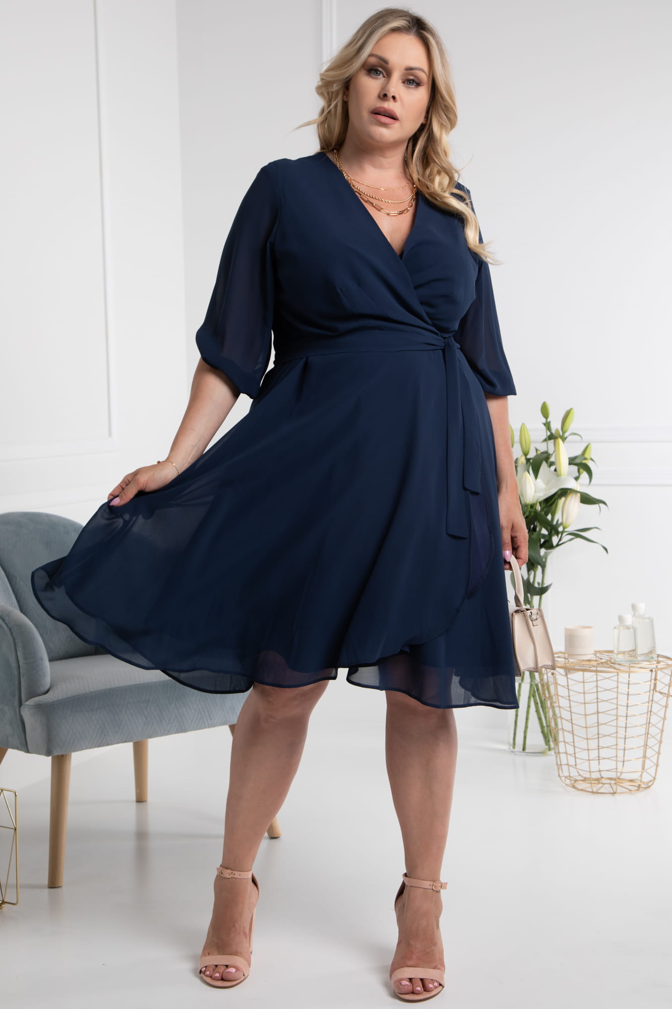 Rochie dama Karko Plus Size