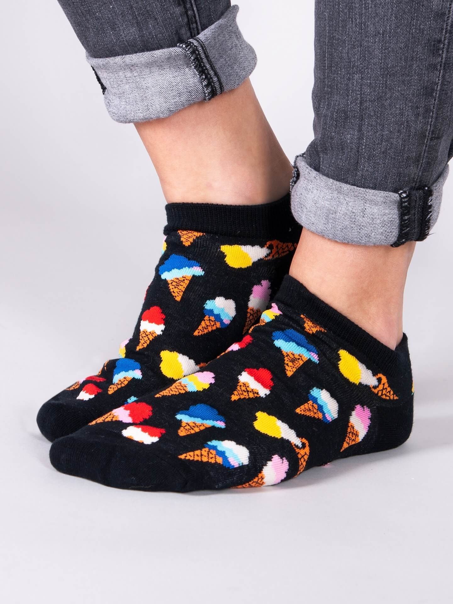 Yoclub Unisex's Ankle Funny Cotton Socks Patterns Colours SKS-0086U-A800