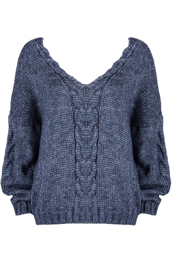 Kamea Woman's Sweater K.21.610.12 Navy Blue