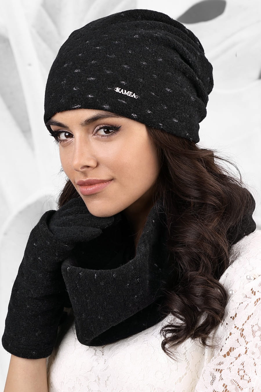 Dámský šál Kamea Kamea_Snood_K.18.862.08_Black