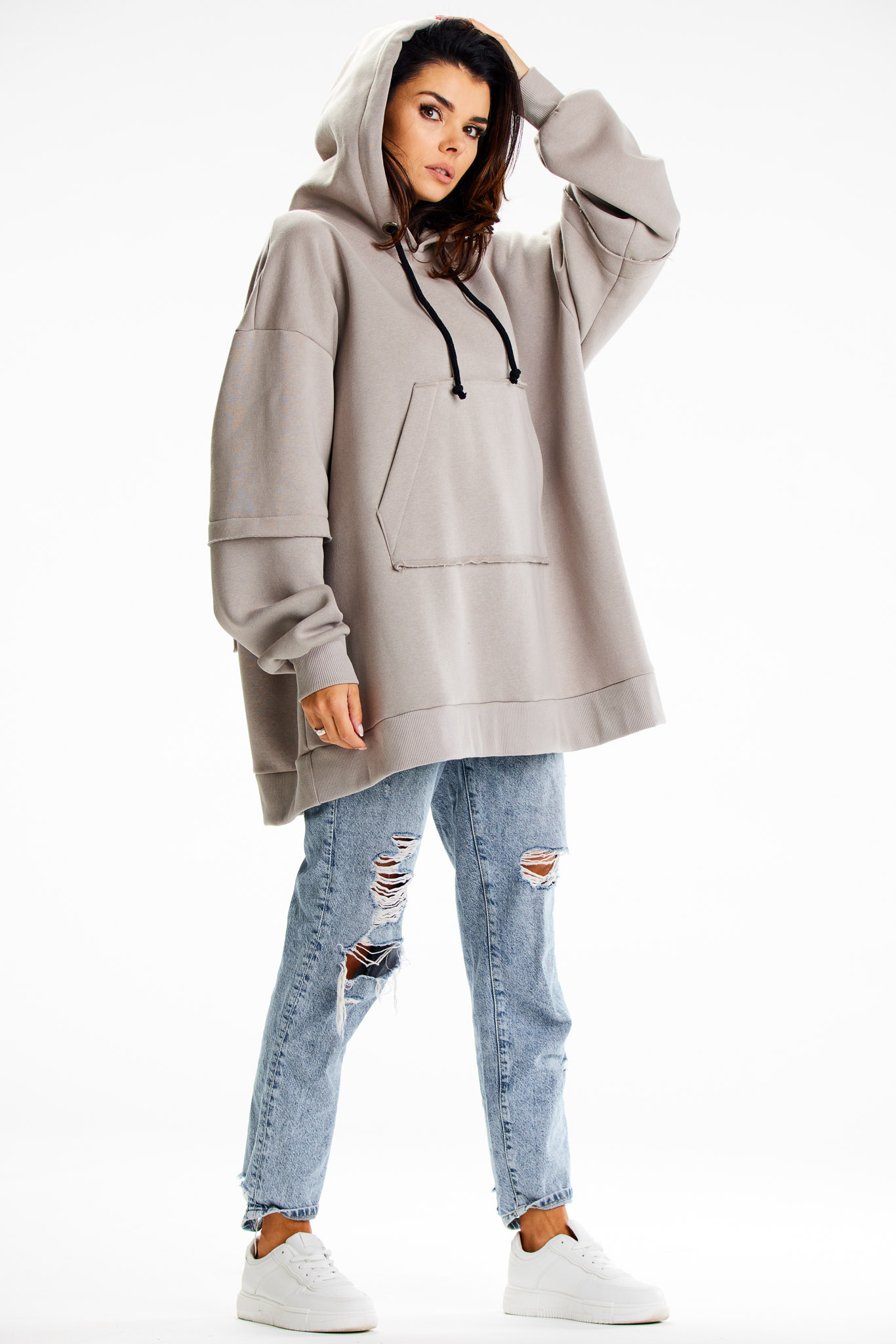 Infinite You Woman's Hoodie M332 Grey