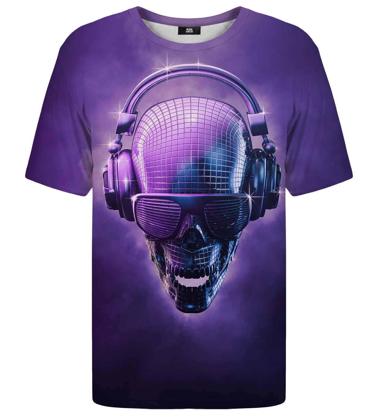 Men's T-shirt Mr. GUGU & Miss GO Disco Skull