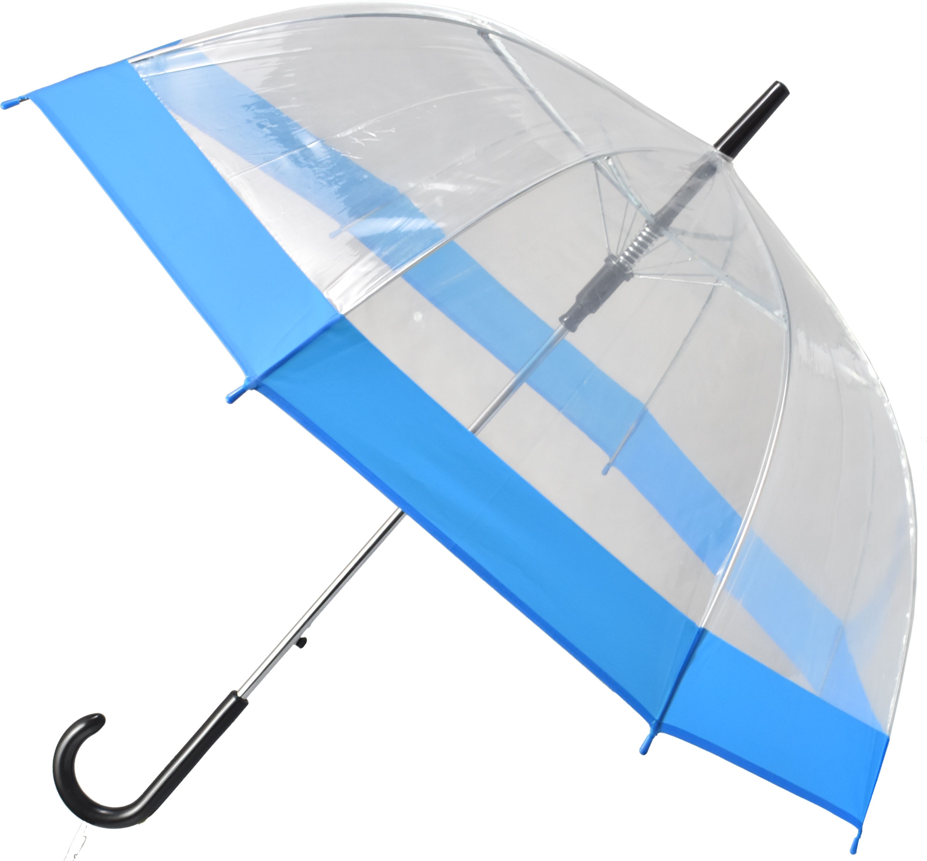 Levně Semiline Unisex's Long Transparent Auto Open Umbrella 2507-4