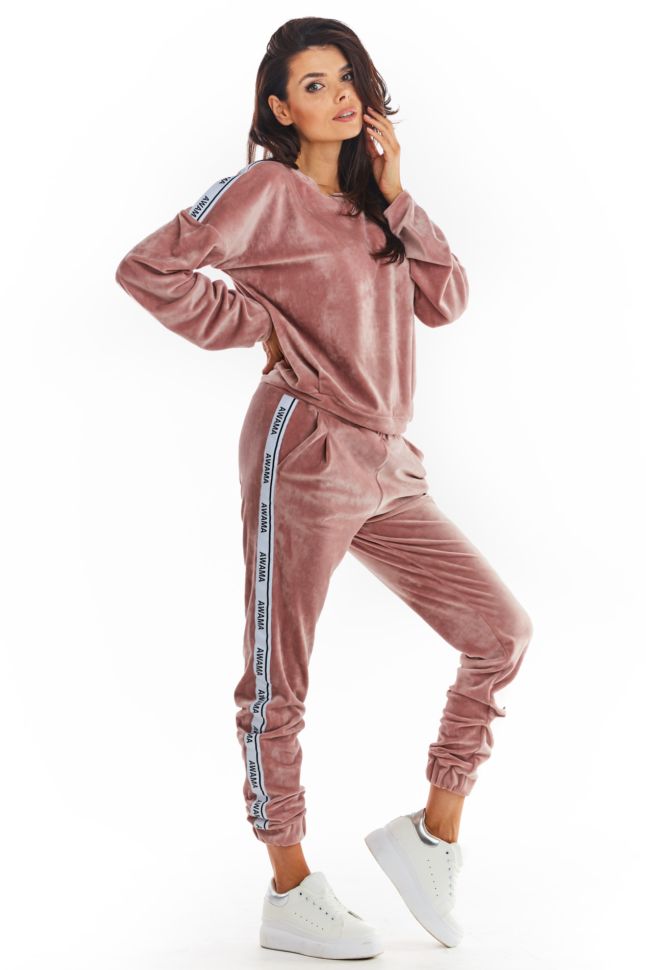 Pantaloni Awama Femeii A375