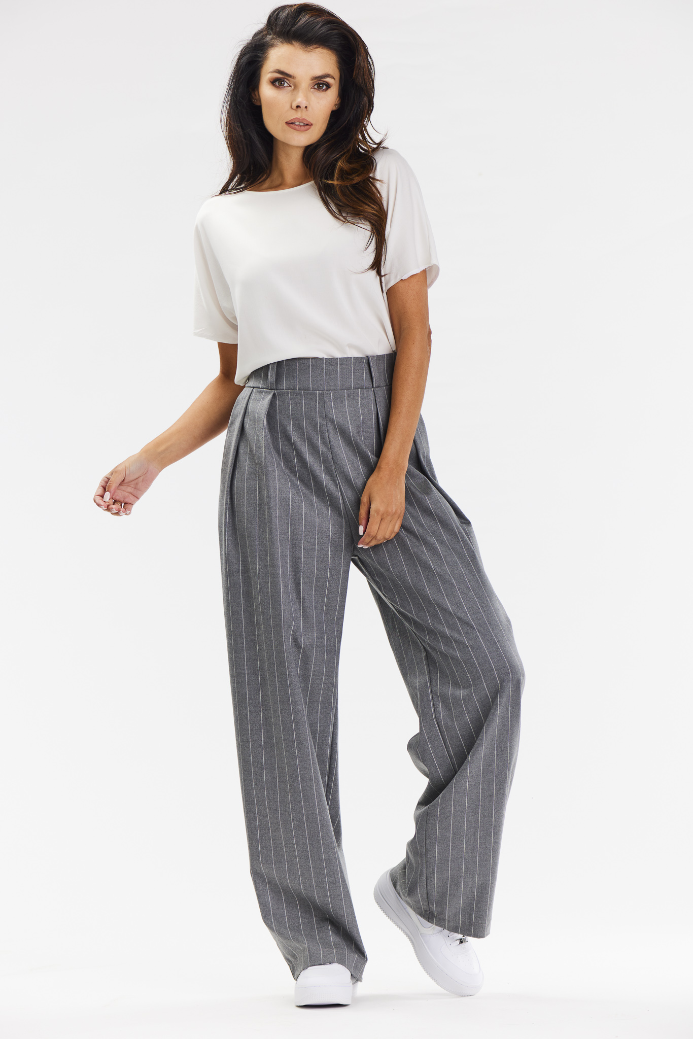 Awama Woman's Trousers A677 Grey