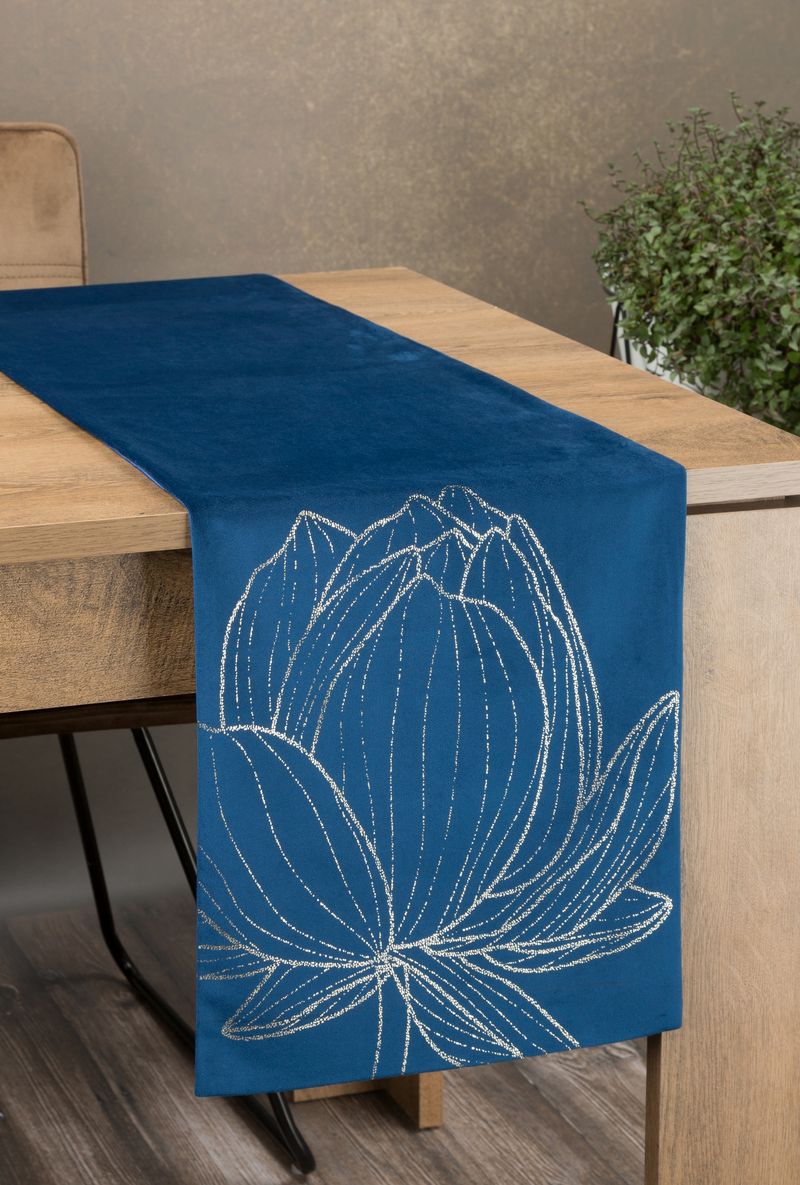 Levně Eurofirany Unisex's Tablecloth 389611 Navy Blue