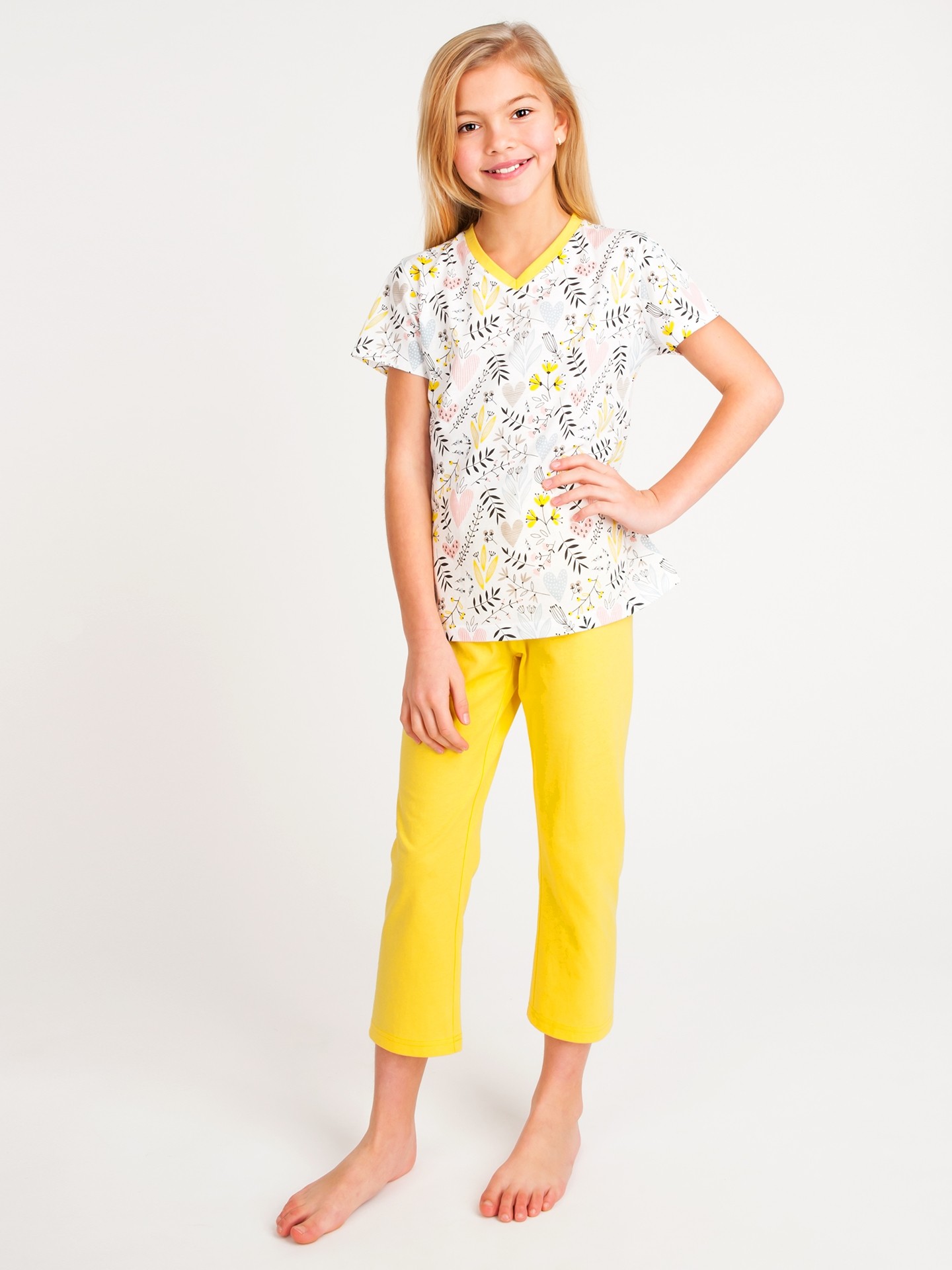 Yoclub Kids's Girls' Cotton Pyjamas PIF-0002G-A110