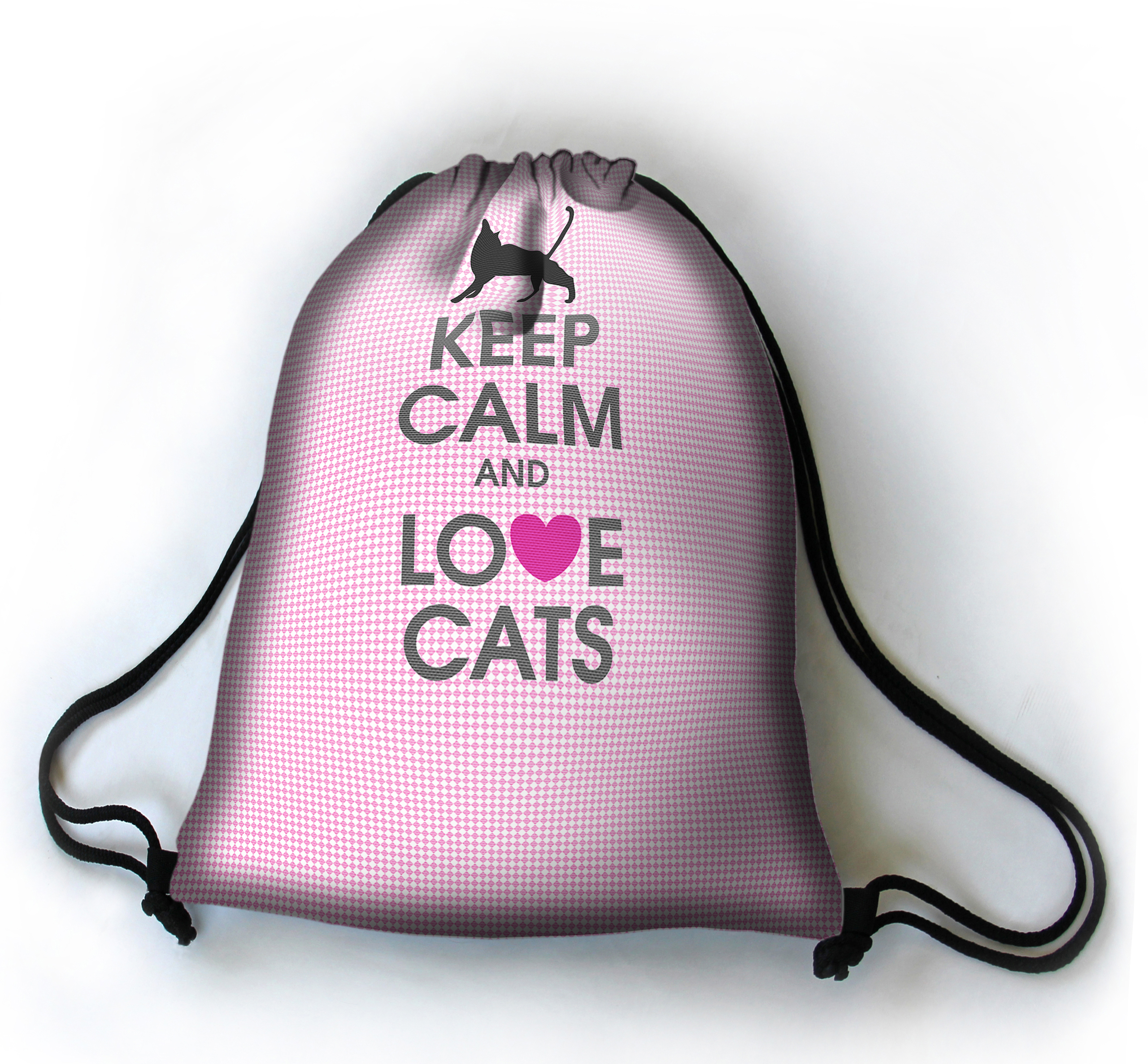 Bertoni Batoh Love Cats Pink 39 cm x 47 cm