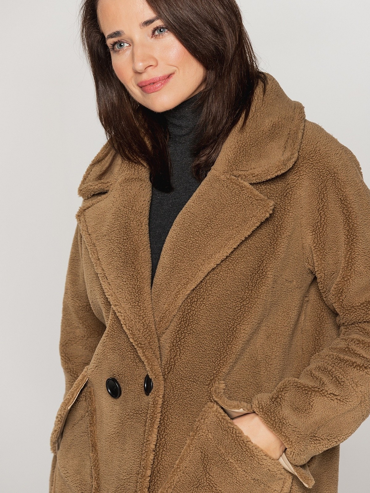 PERSO Woman's Original women's coat oversize "bear" reglan