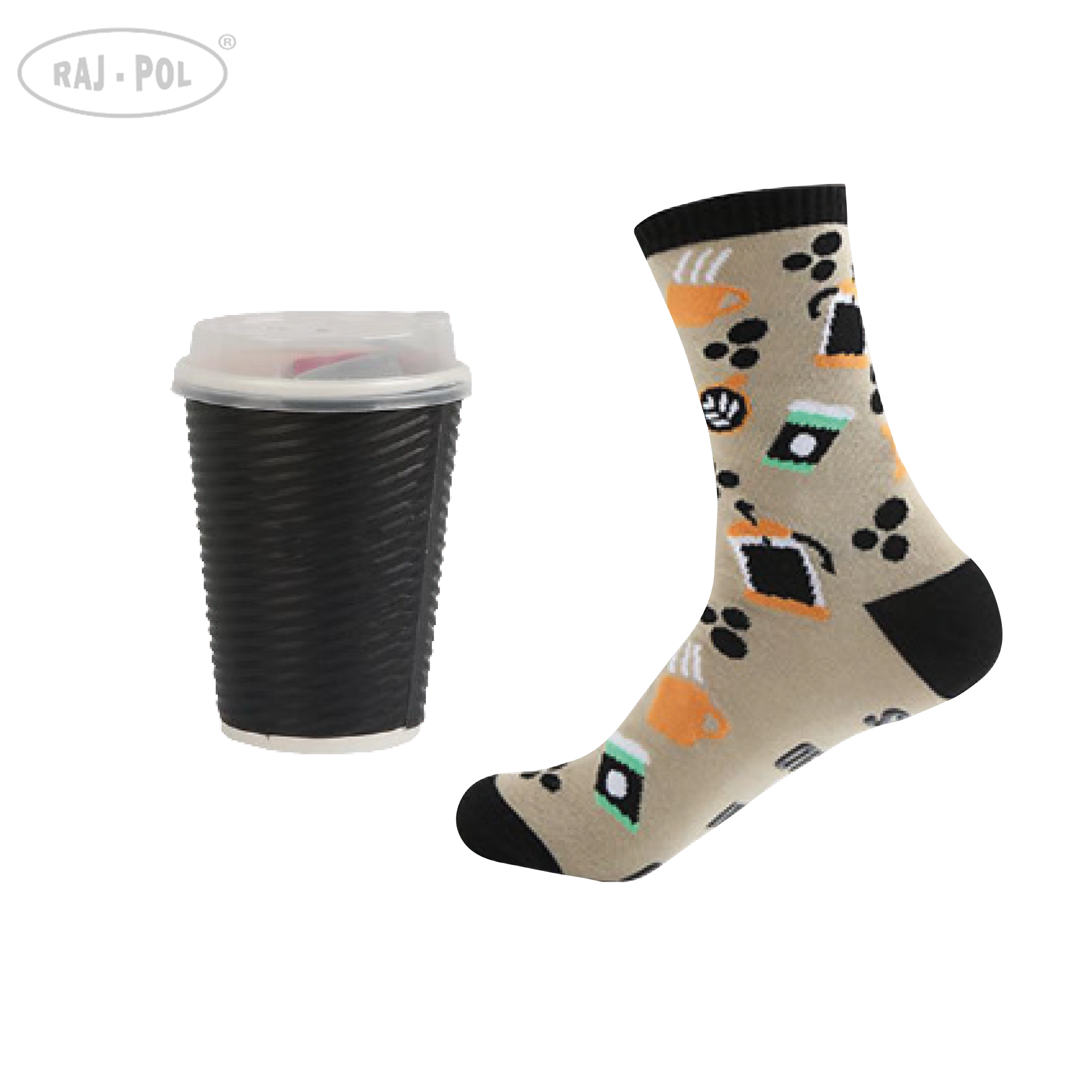 Levně Raj-Pol Woman's Socks Coffe