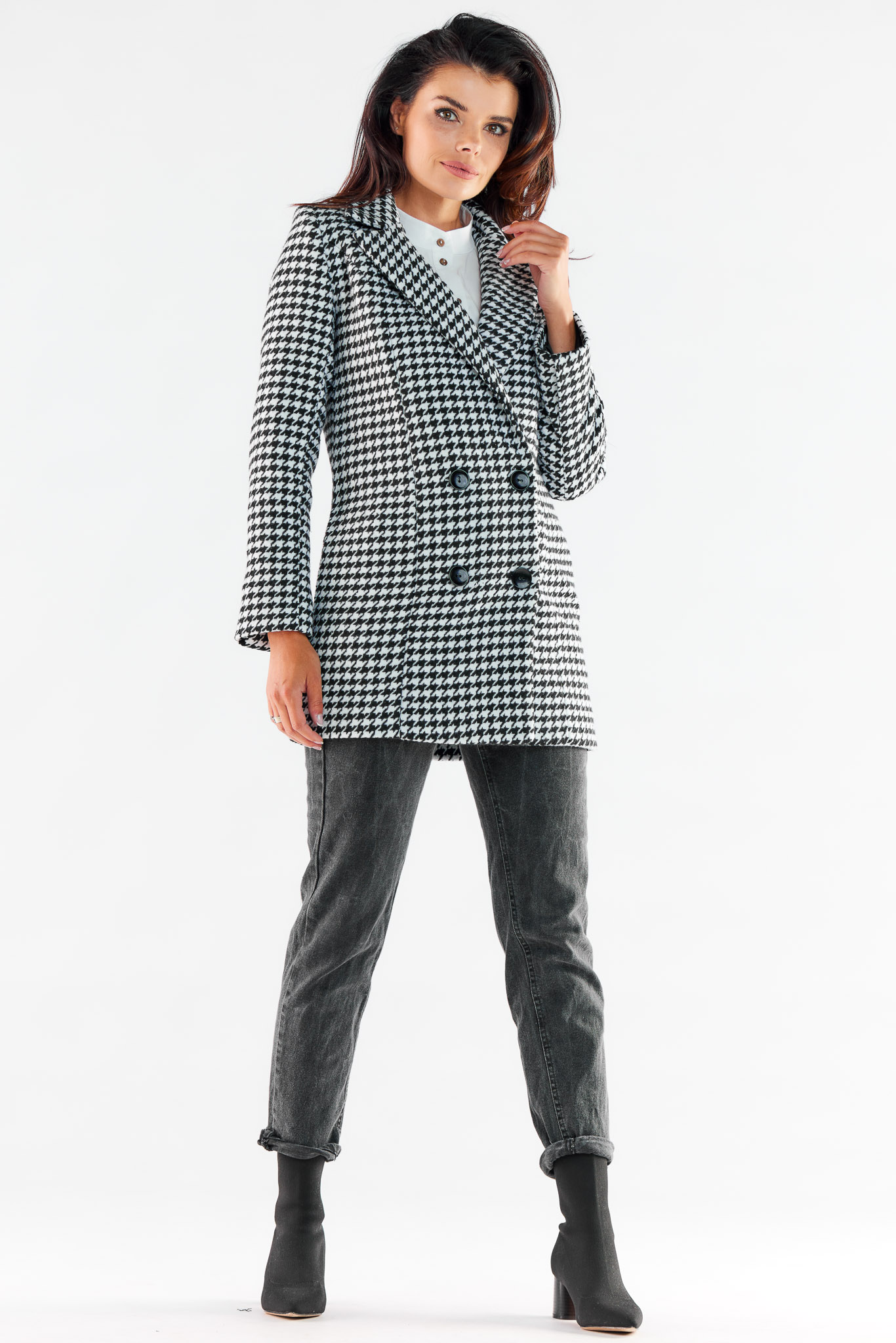 Awama Woman's Coat A546 Pepito
