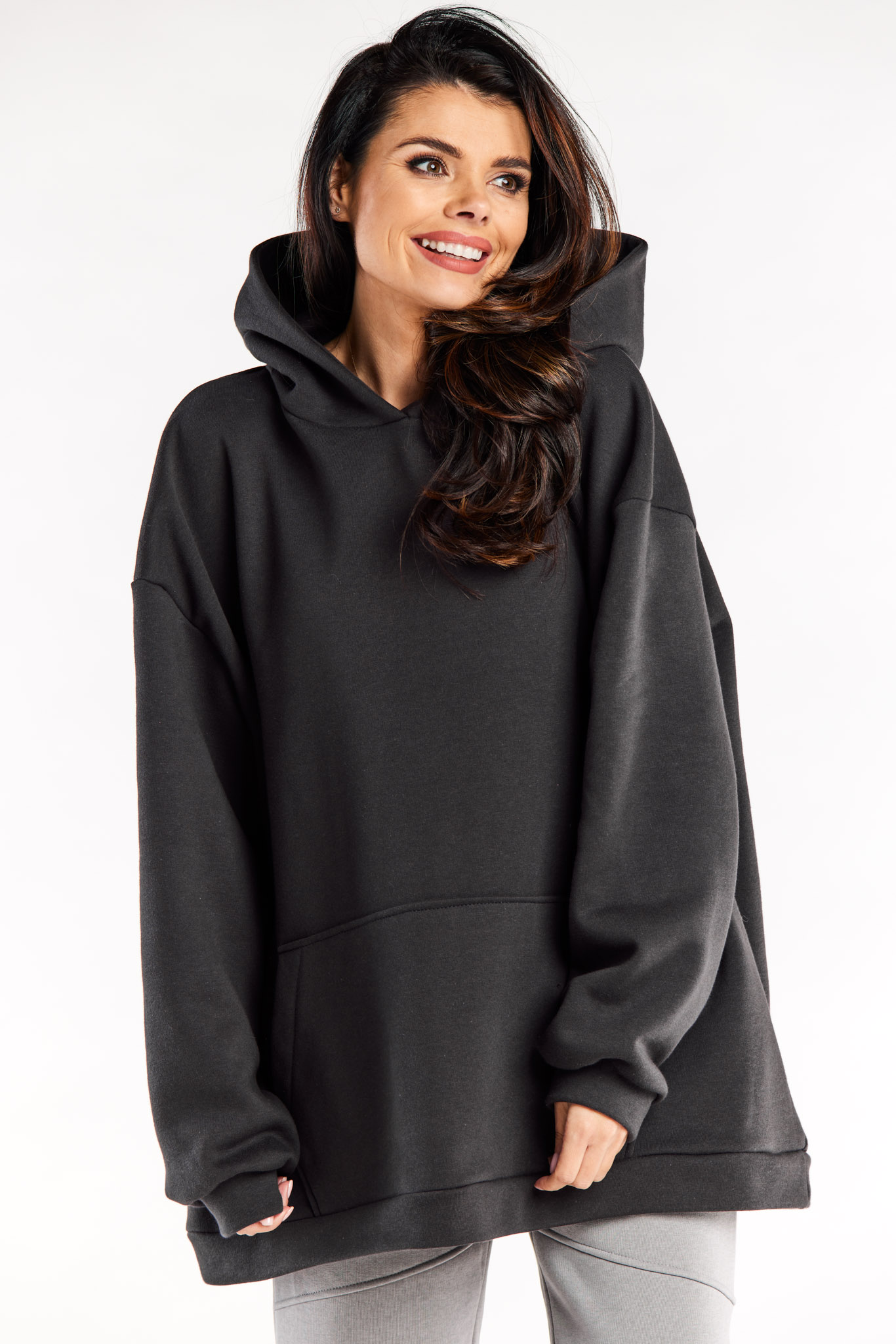 Infinite You Woman's Hoodie M323 Graphite