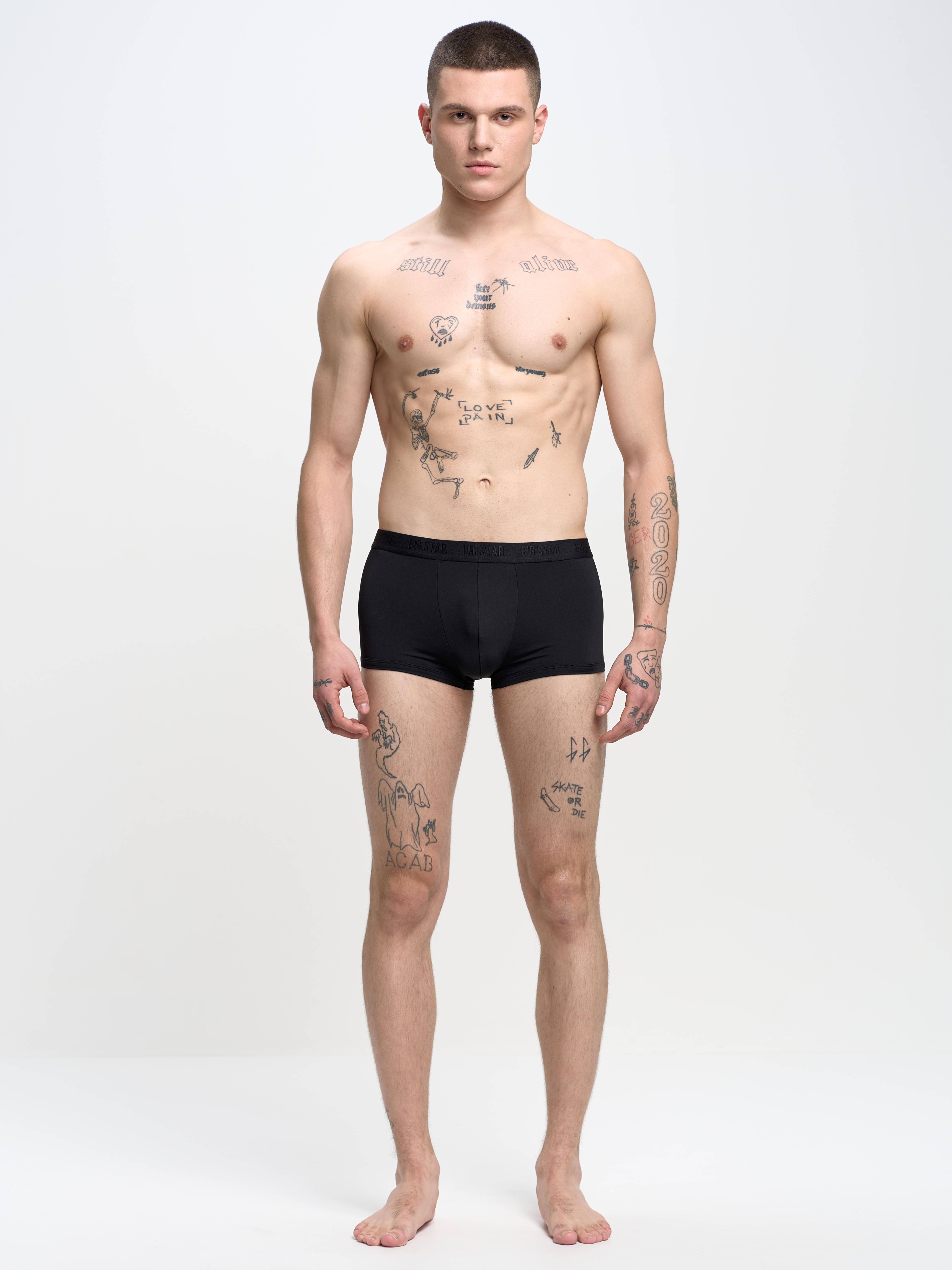 Levně Big Star Man's Boxer Shorts Underwear 200127 906