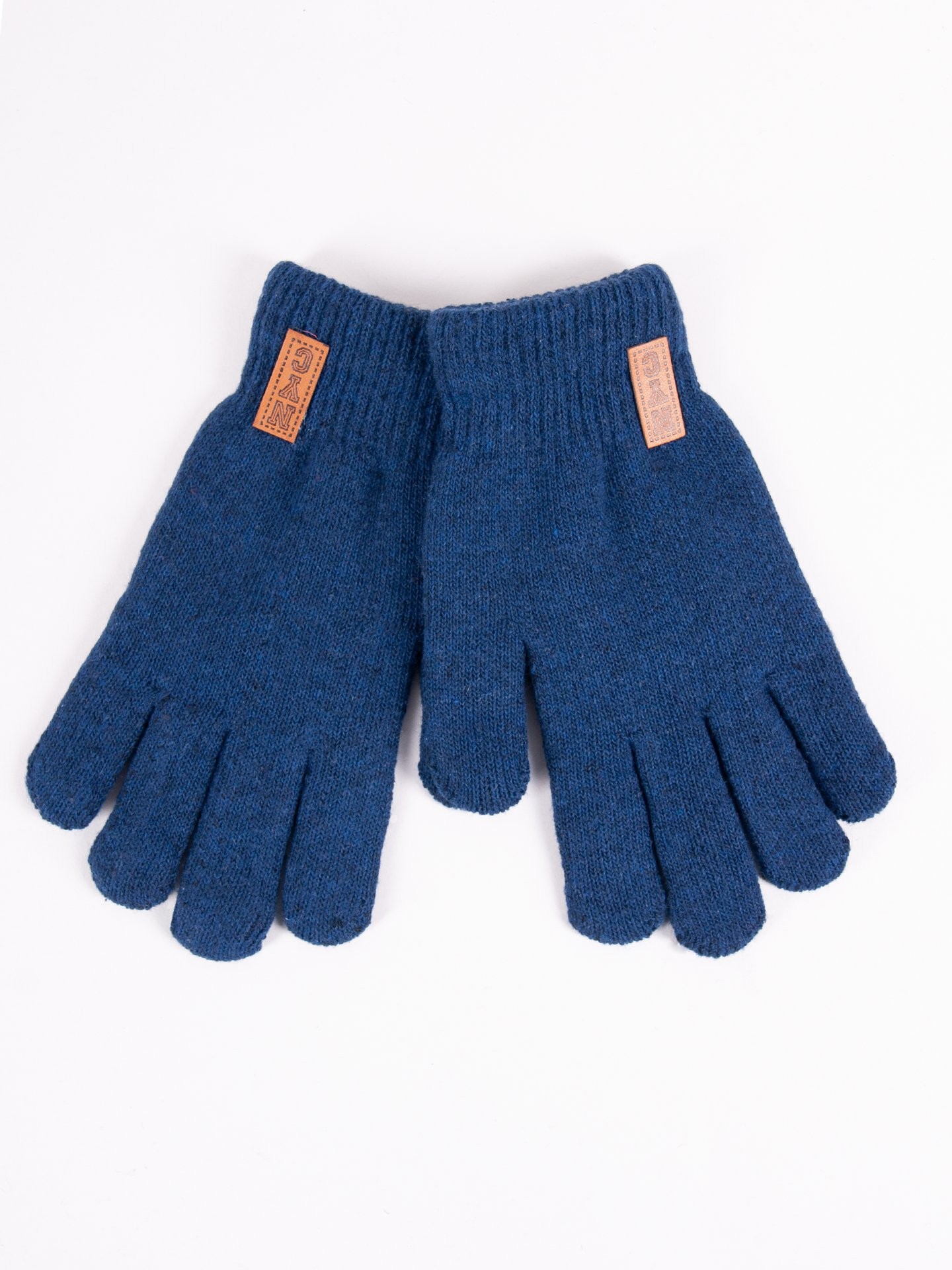 Yoclub Kids's Gloves RED-0229C-AA50-005 Navy Blue