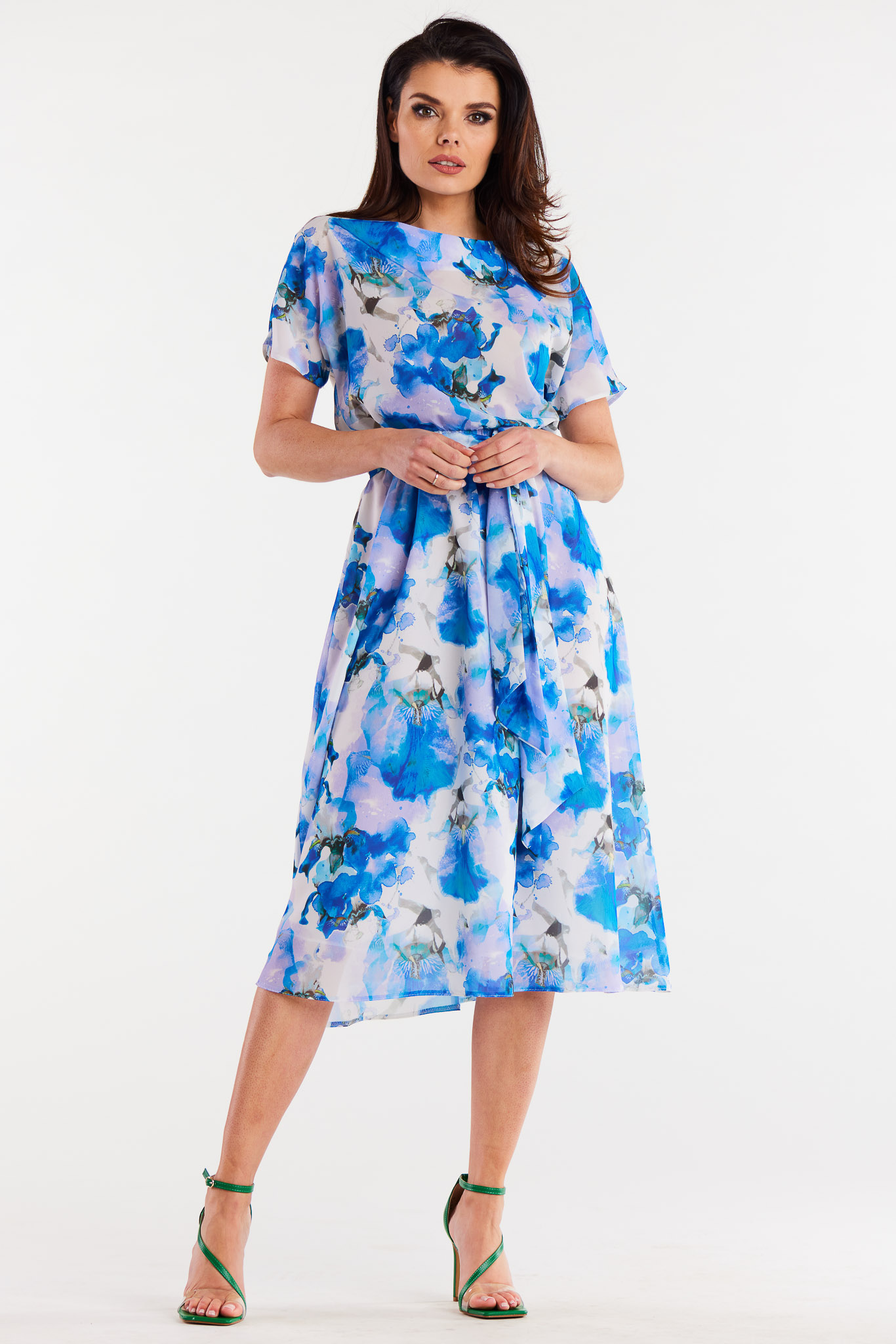 Awama Woman's Dress A510 Blue