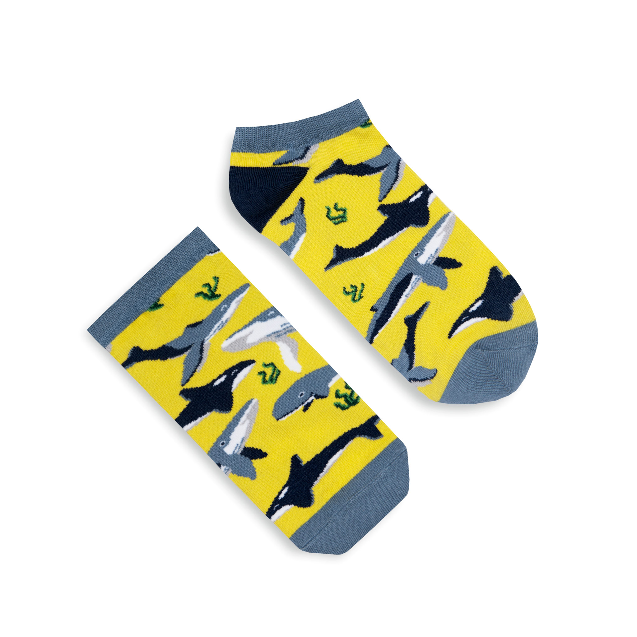 Levně Banana Socks Unisex's Socks Short Mr. Whale