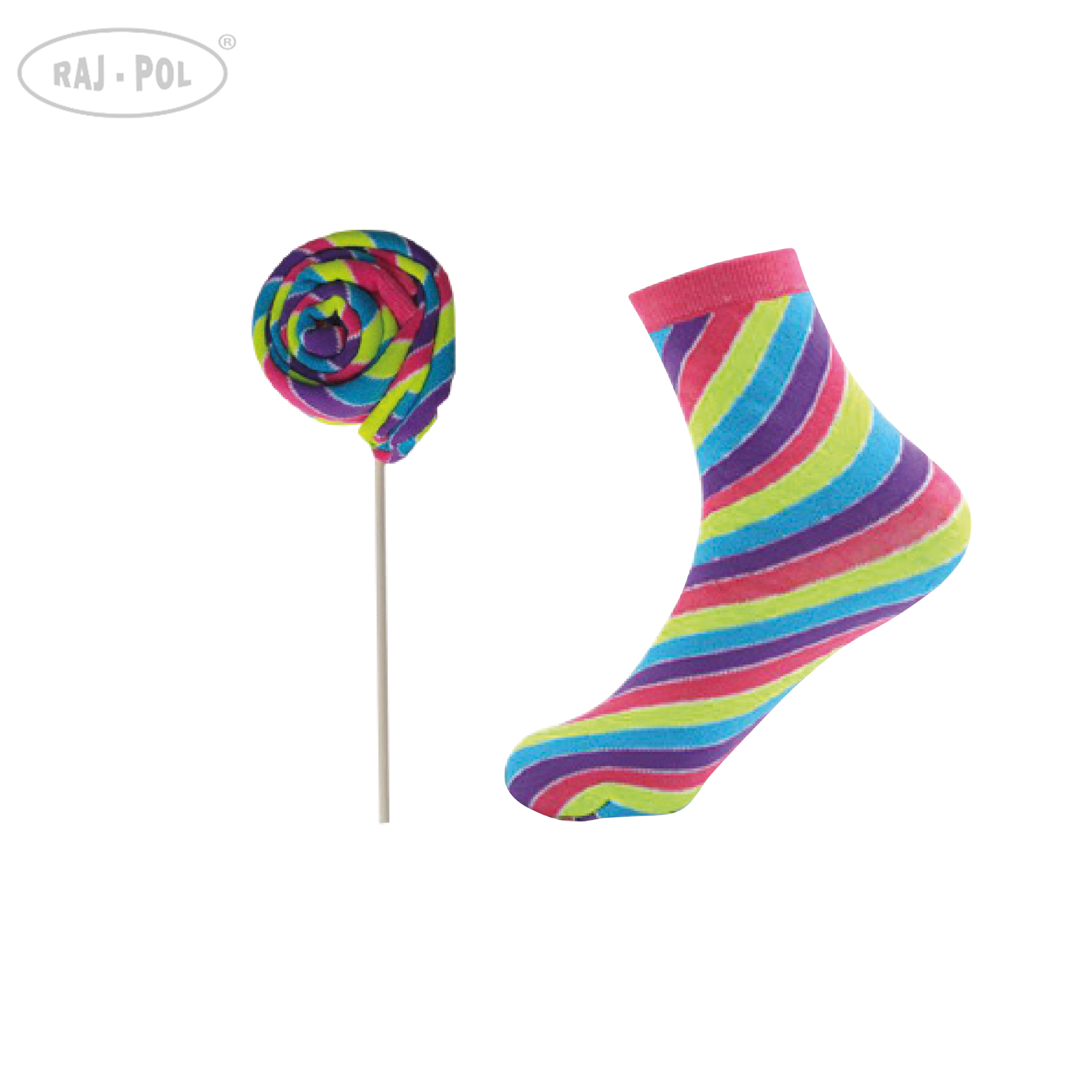 Levně Raj-Pol Woman's Socks Lollipop