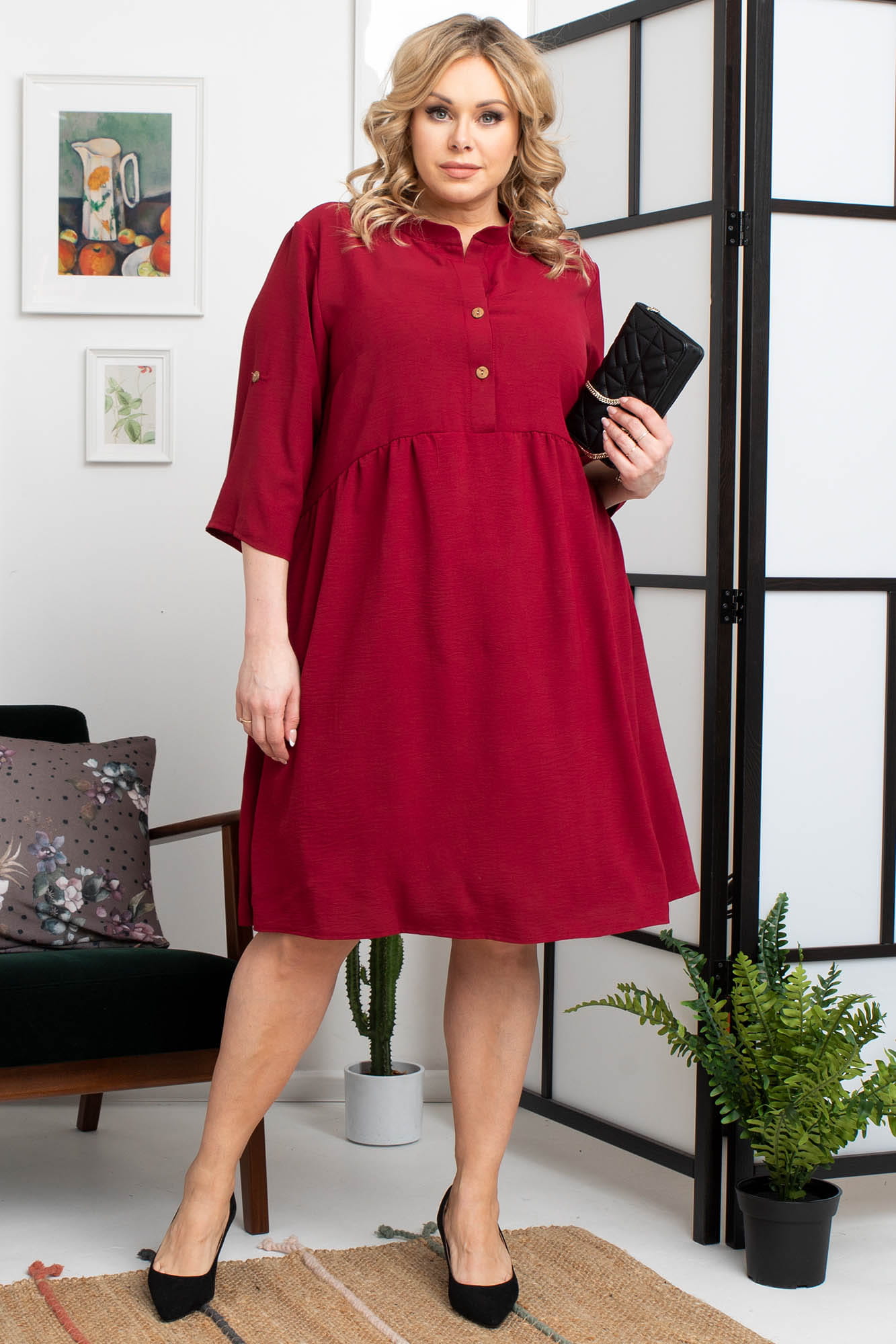 Rochie dama, Karko Buttoned