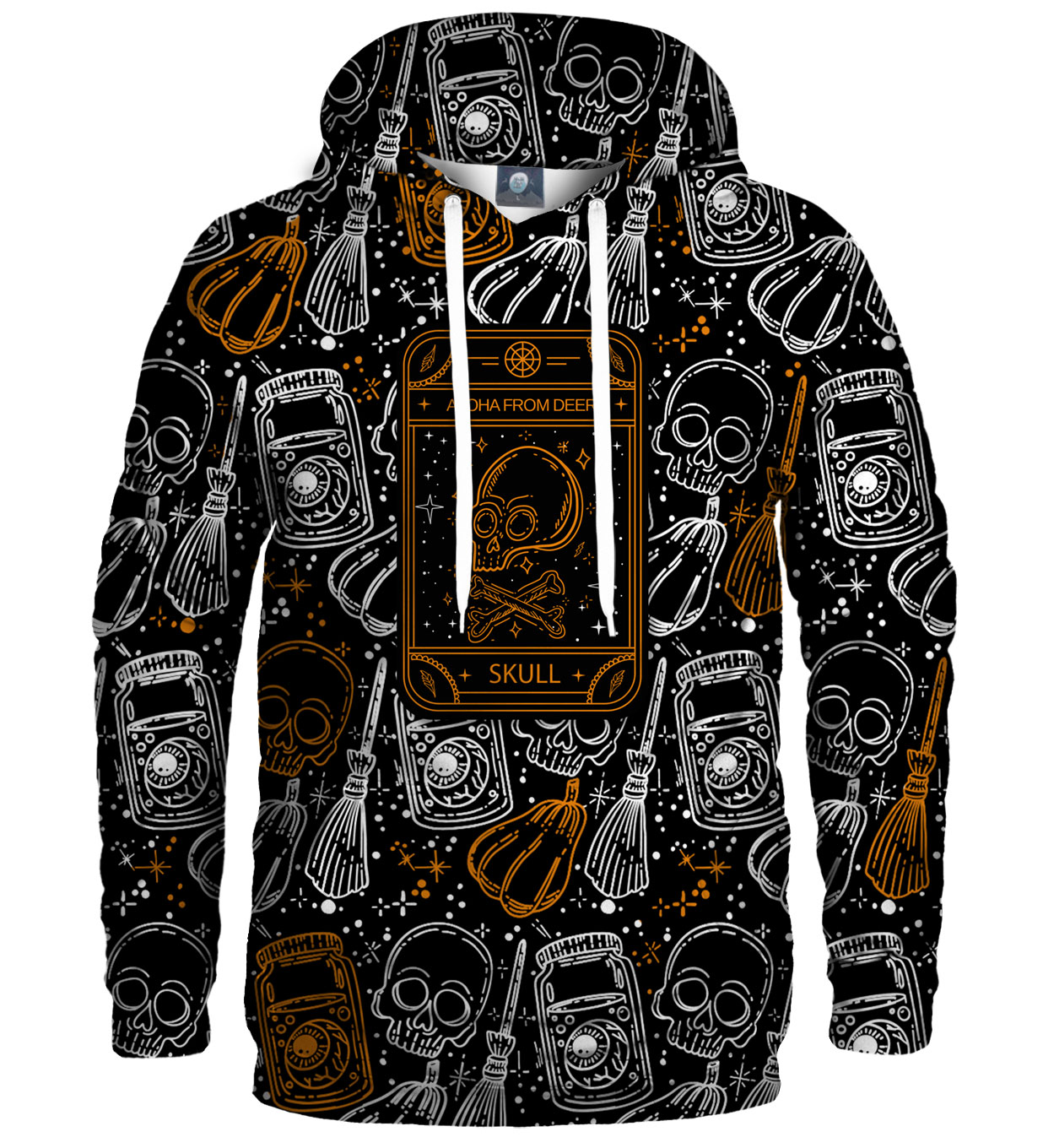 Aloha From Deer Unisex's The Skull Hoodie H-K AFD1001