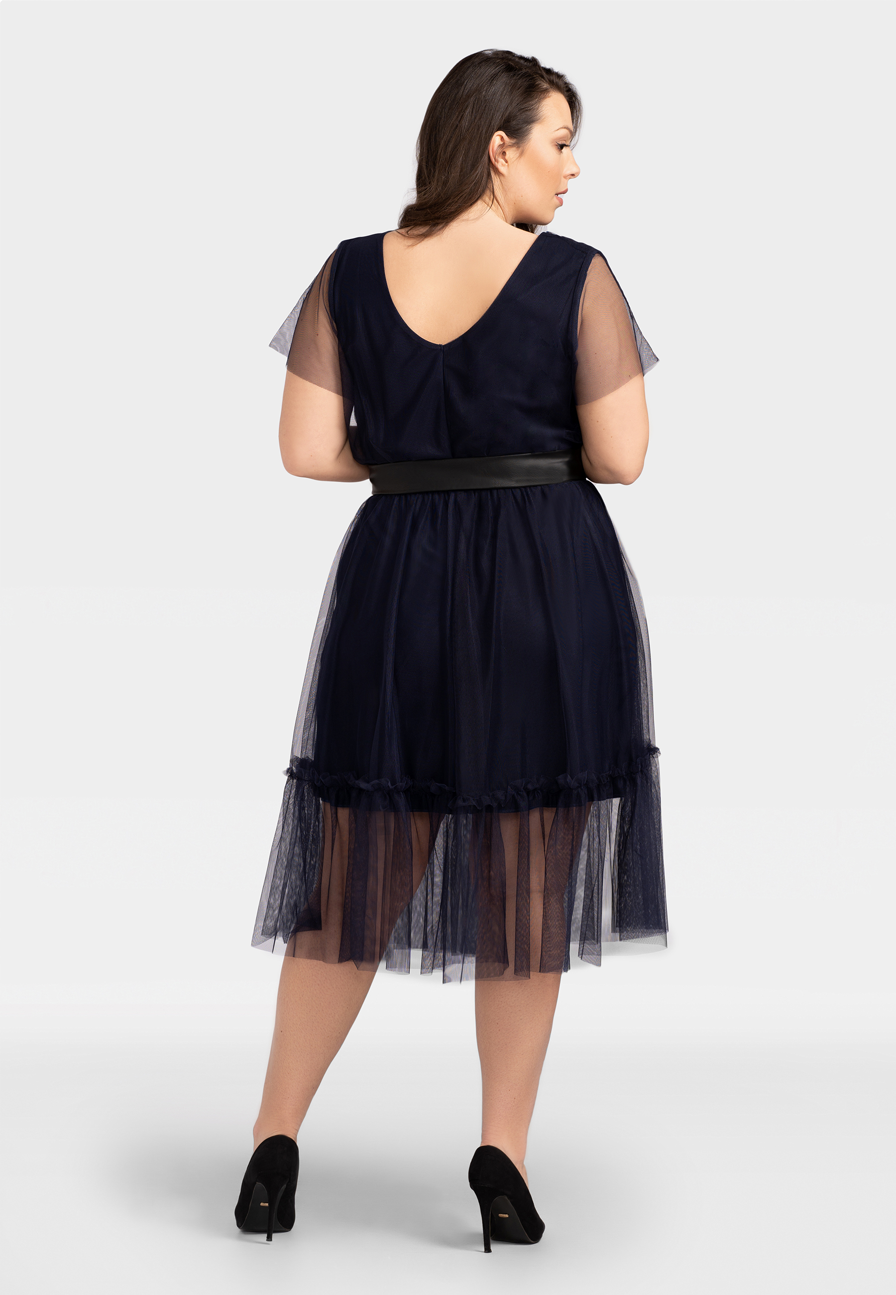 Rochie pentru femeie Karko SA705 bleumarin