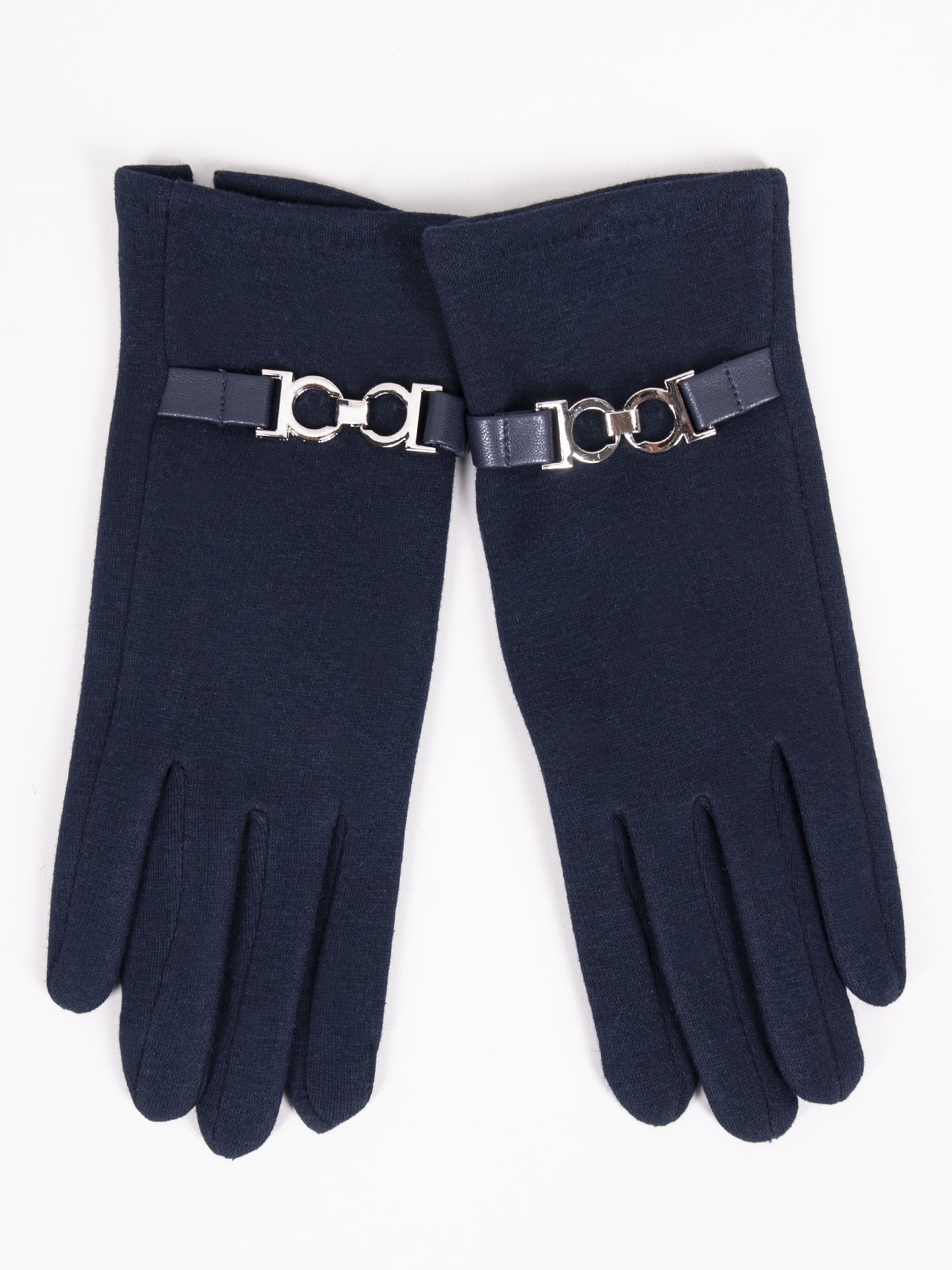 Levně Yoclub Woman's Women's Gloves RES-0095K-195C Navy Blue