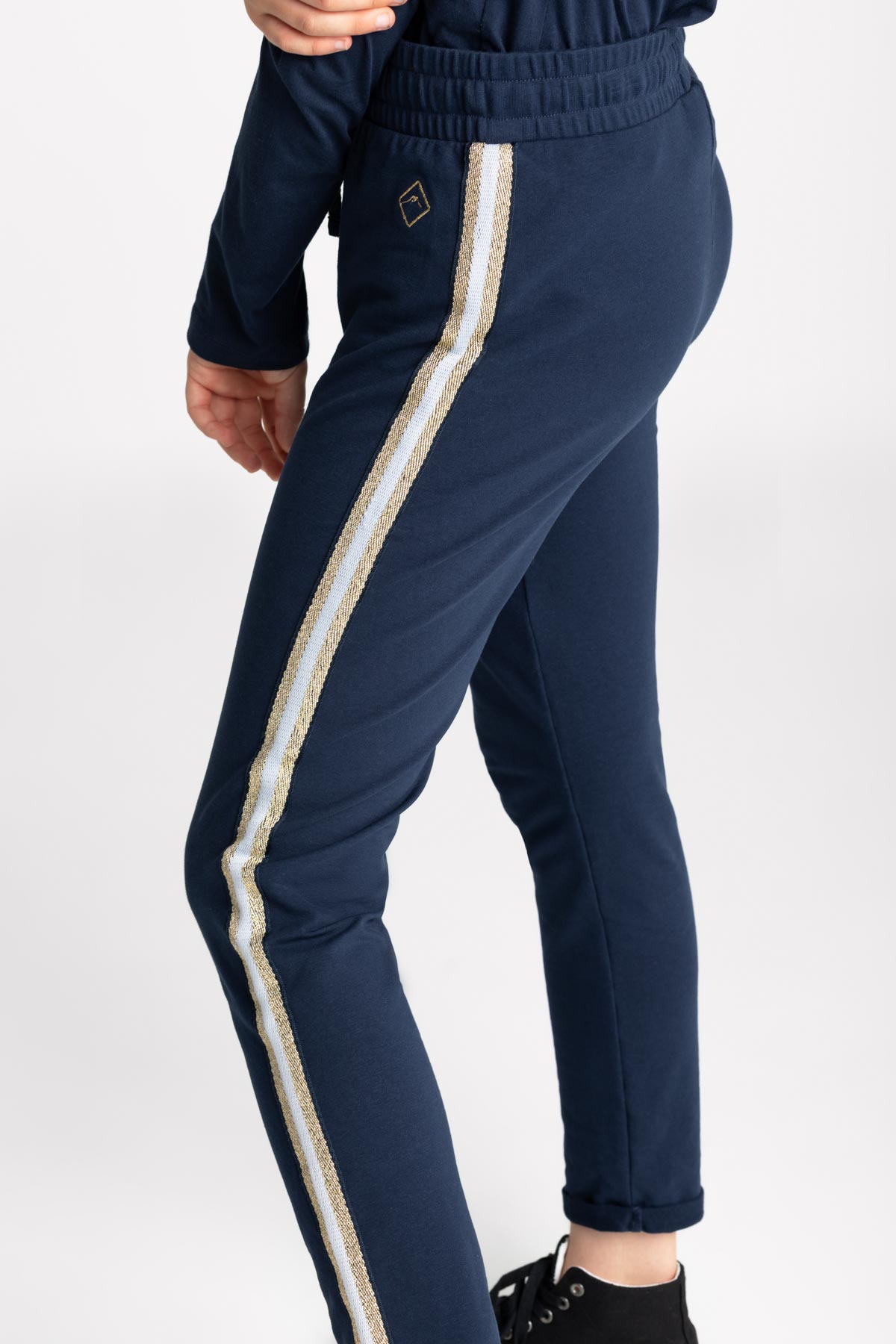 Volcano Kids's Regular Silhouette Jogging Trousers N-Joy Junior G28385-W22 Navy Blue