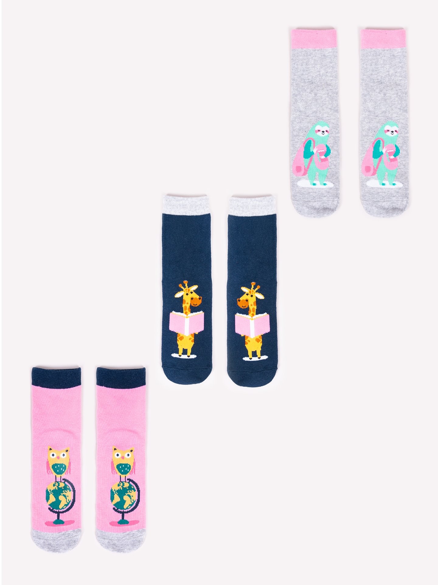Детски чорапи Yoclub Yoclub_3Pack_Socks_SKA-0038G-AA00_Multicolour