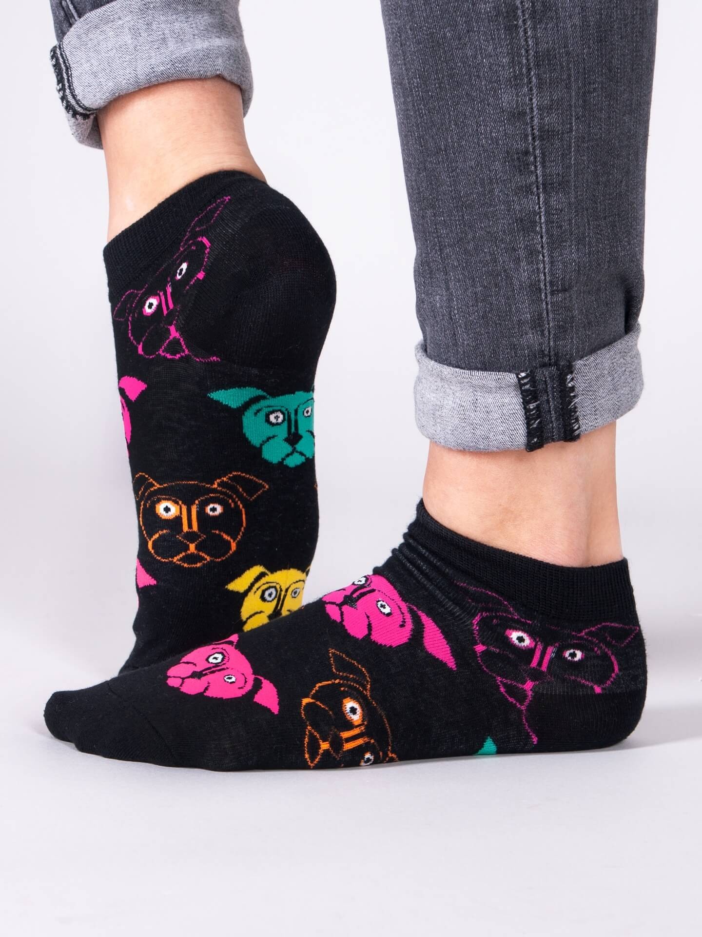 Levně Yoclub Unisex's Ankle Funny Cotton Socks Patterns Colours SKS-0086U-A400