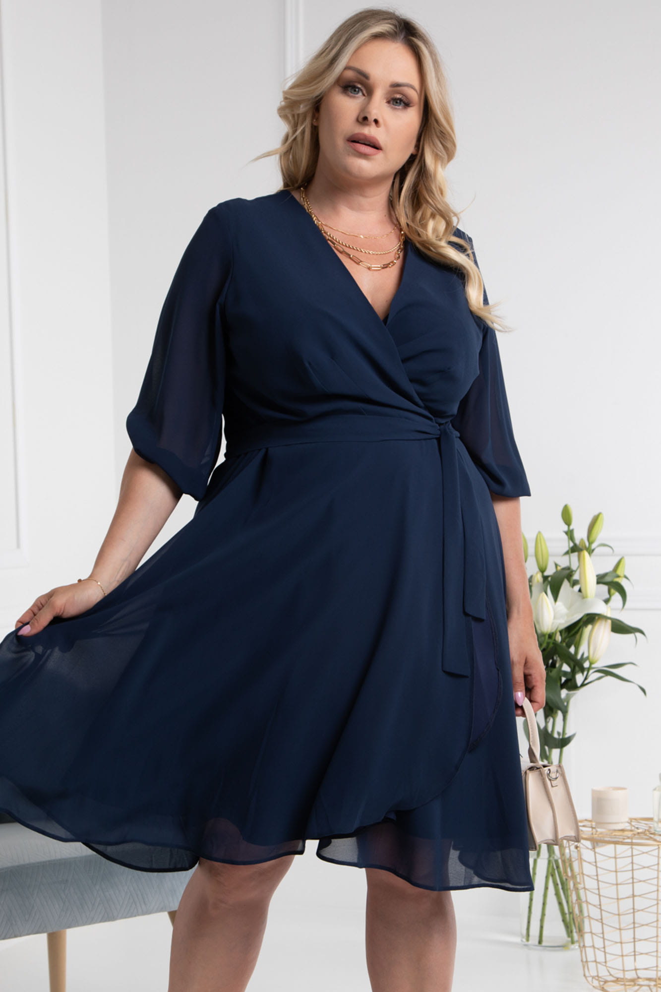 Rochie dama Karko Plus Size